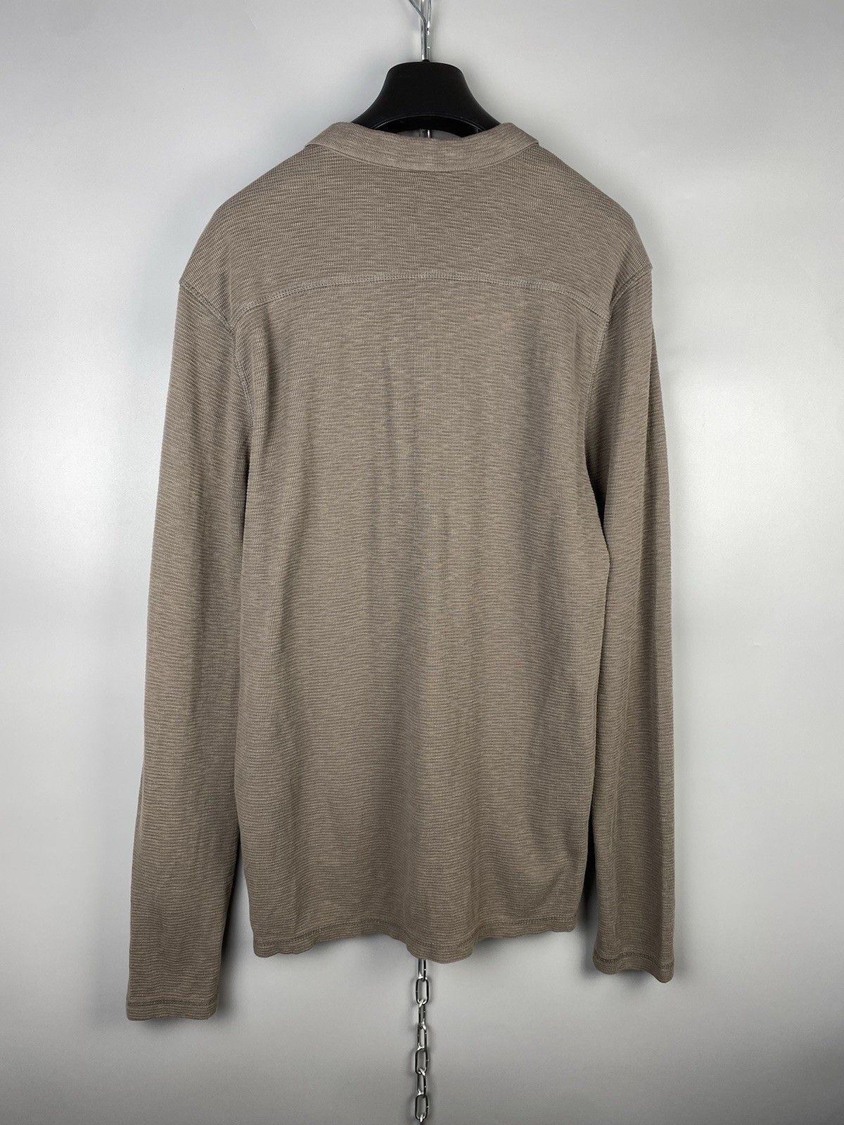 Allsaints Allsaints Cotton Waffle Knit Casual Clash Polo Shirt Size US M / EU 48-50 / 2 - 11 Thumbnail