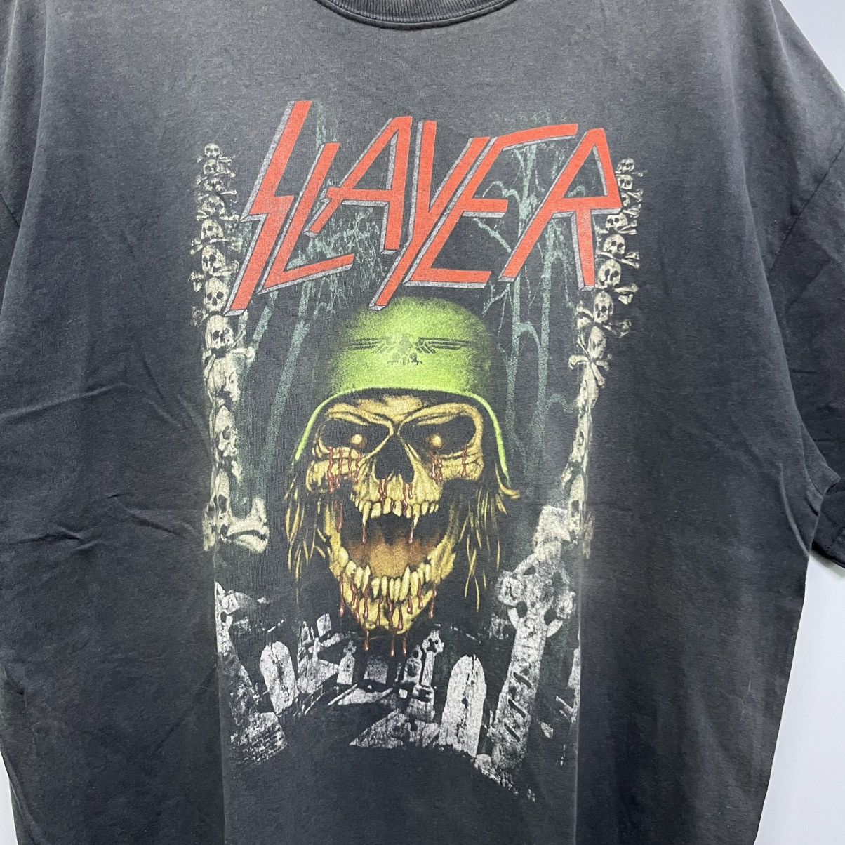 Slayer Vintage 1990s Slayer - Do You Want To Die Shirt Size US XL / EU 56 / 4 - 4 Thumbnail