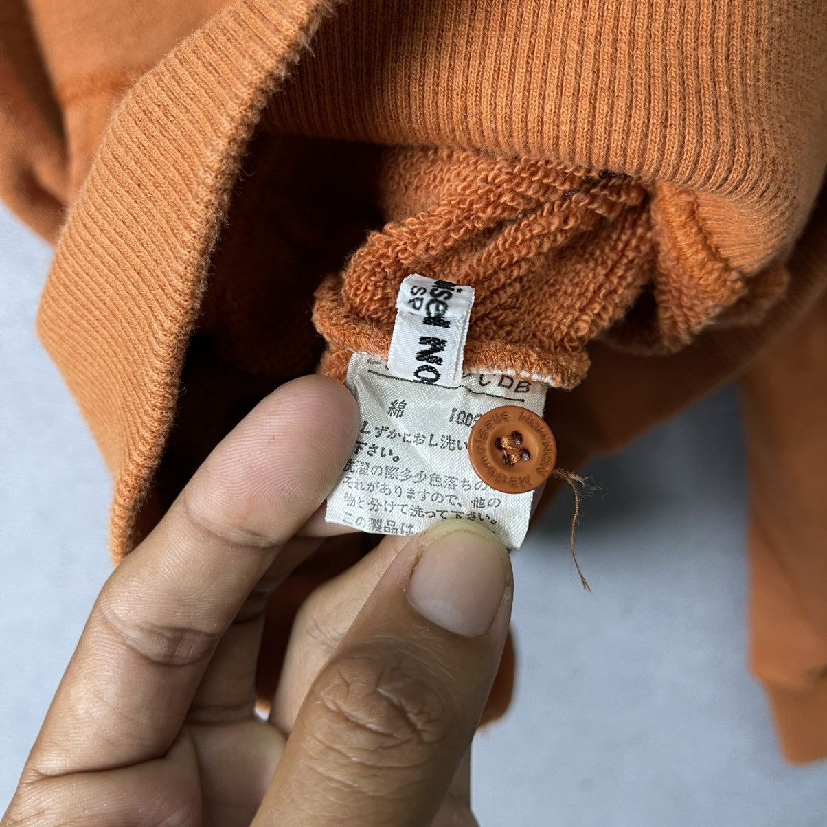 Mademoiselle Non Non Vintage Mademoiselle NON NON Sports Orange Button Cardigan Size M / US 6-8 / IT 42-44 - 10 Thumbnail