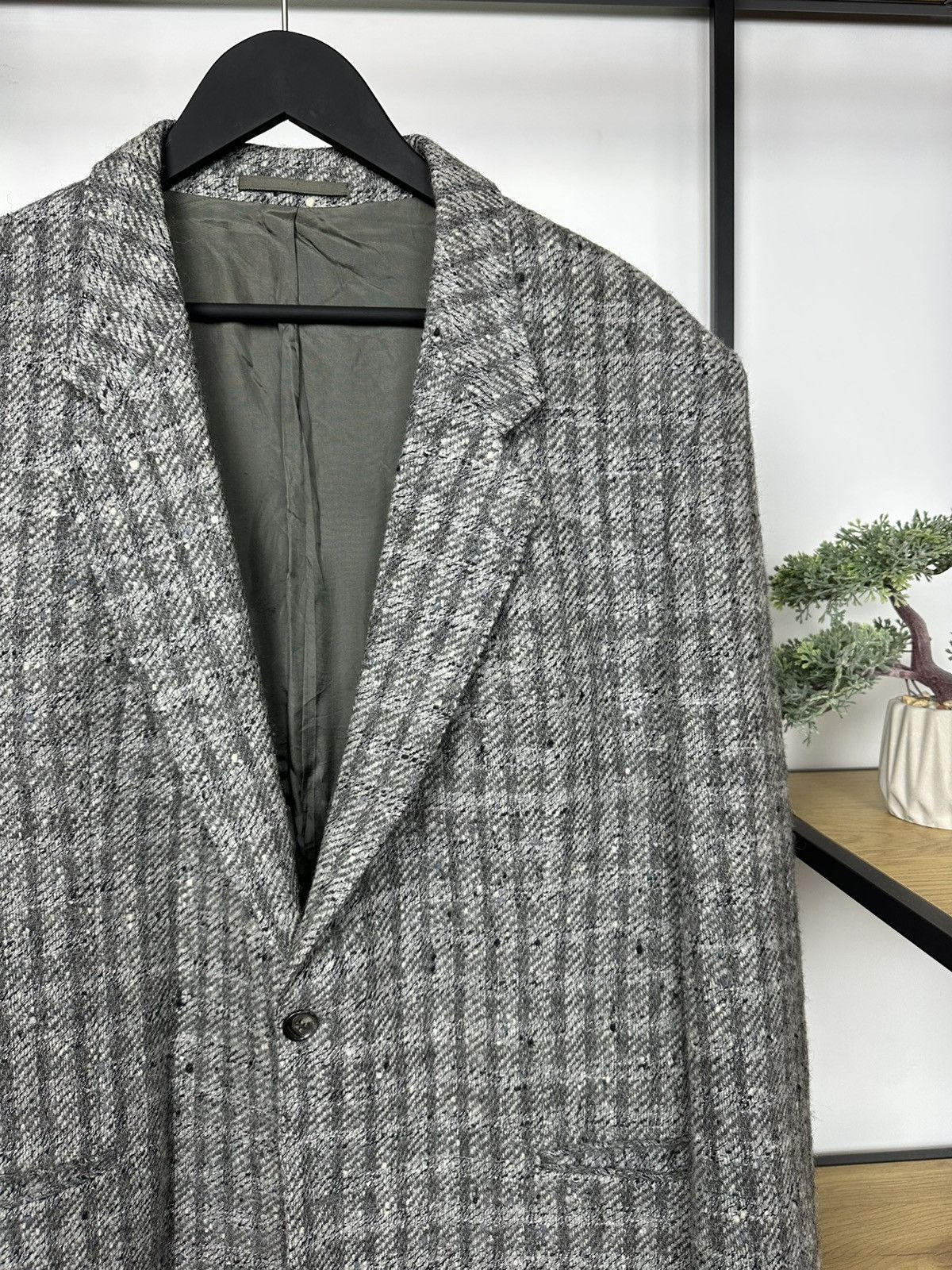 Hugo Boss Hugo Boss Wool Blazer 80's Vintage Made in West Germany Mens Size 54R - 2 Thumbnail