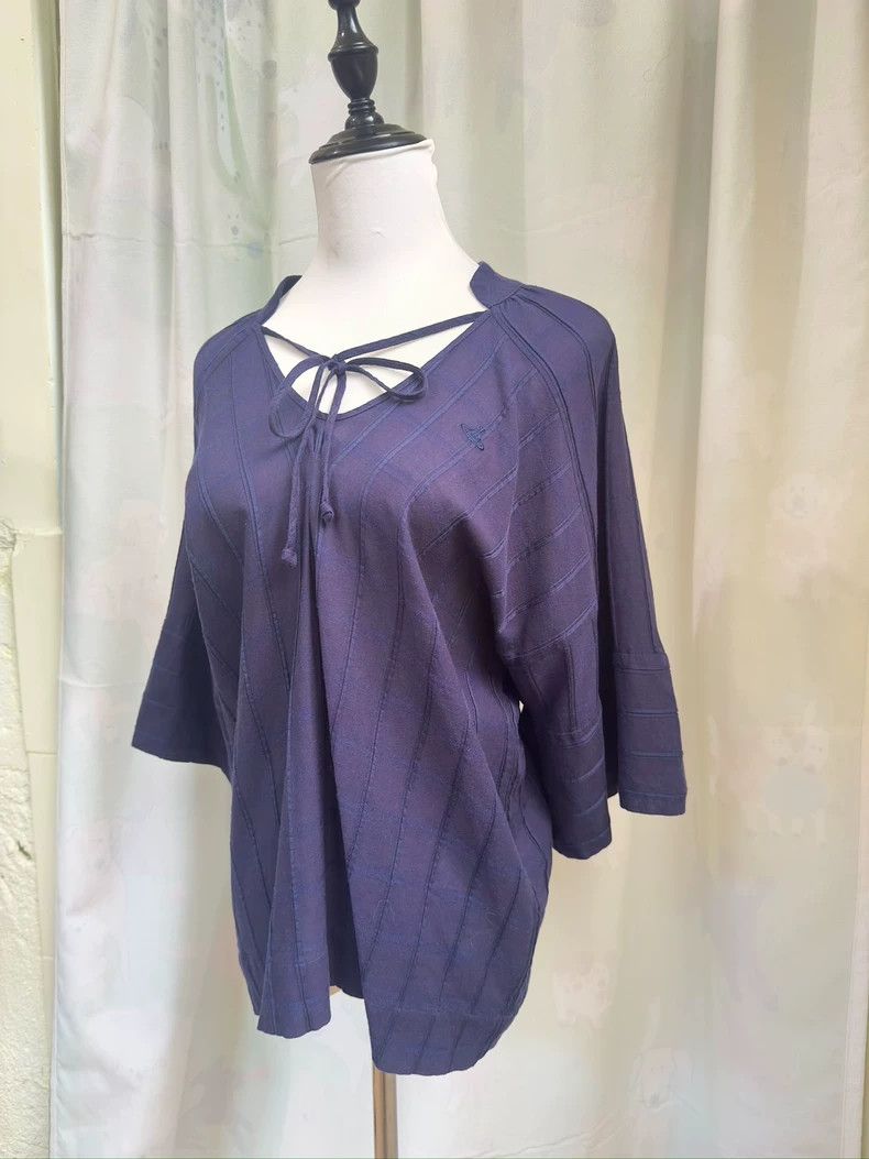 Vivienne Westwood Vivienne Westwood Saturn embroidered deformed short sleeve Size M / US 6-8 / IT 42-44 - 2 Thumbnail