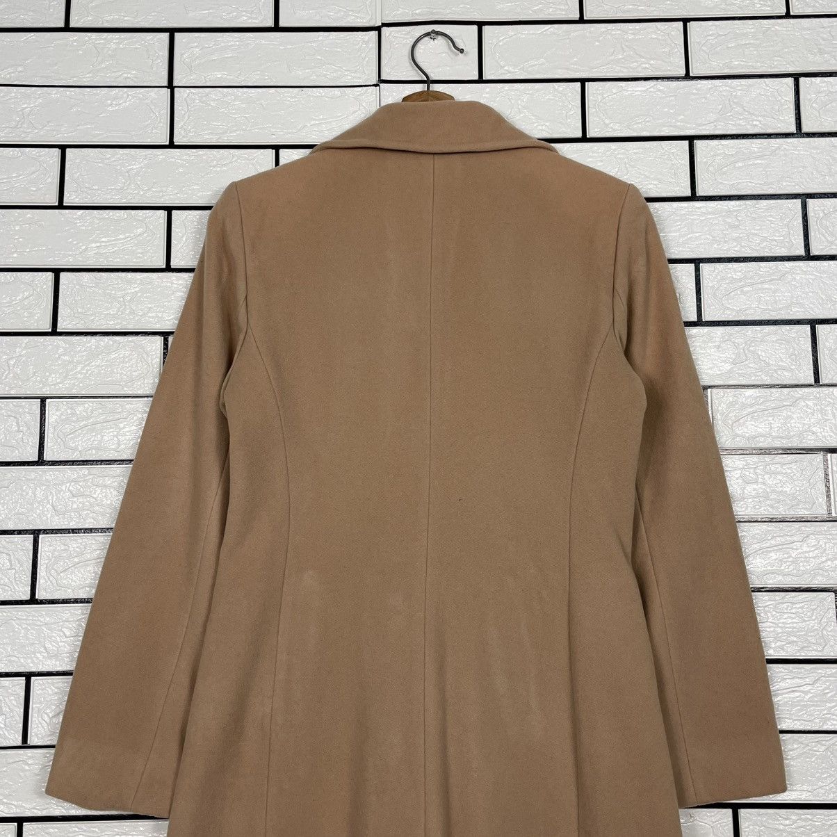 United Colors Of Benetton United Colors Of Benetton Brown Wool Long Coat Size S / US 4 / IT 40 - 9 Thumbnail