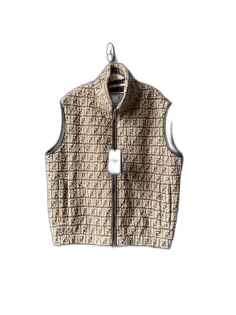 Fendi Fendi Jacquard Patterned Sleeveless Vest Size XL / US 12-14 / IT 48-50 - 1 Thumbnail