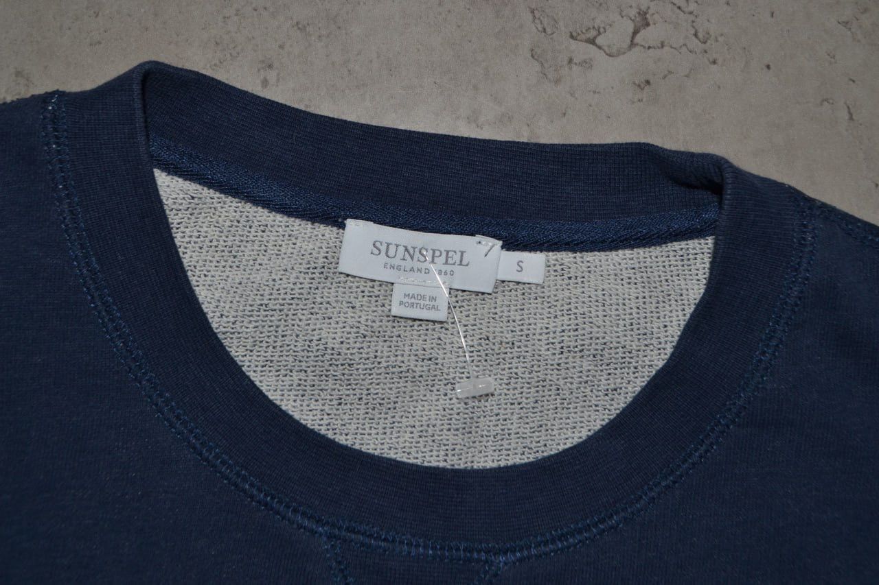 Sunspel Sunspel Sweatshirt Big Logo Blue Men’s Size S Size US S / EU 44-46 / 1 - 6 Thumbnail