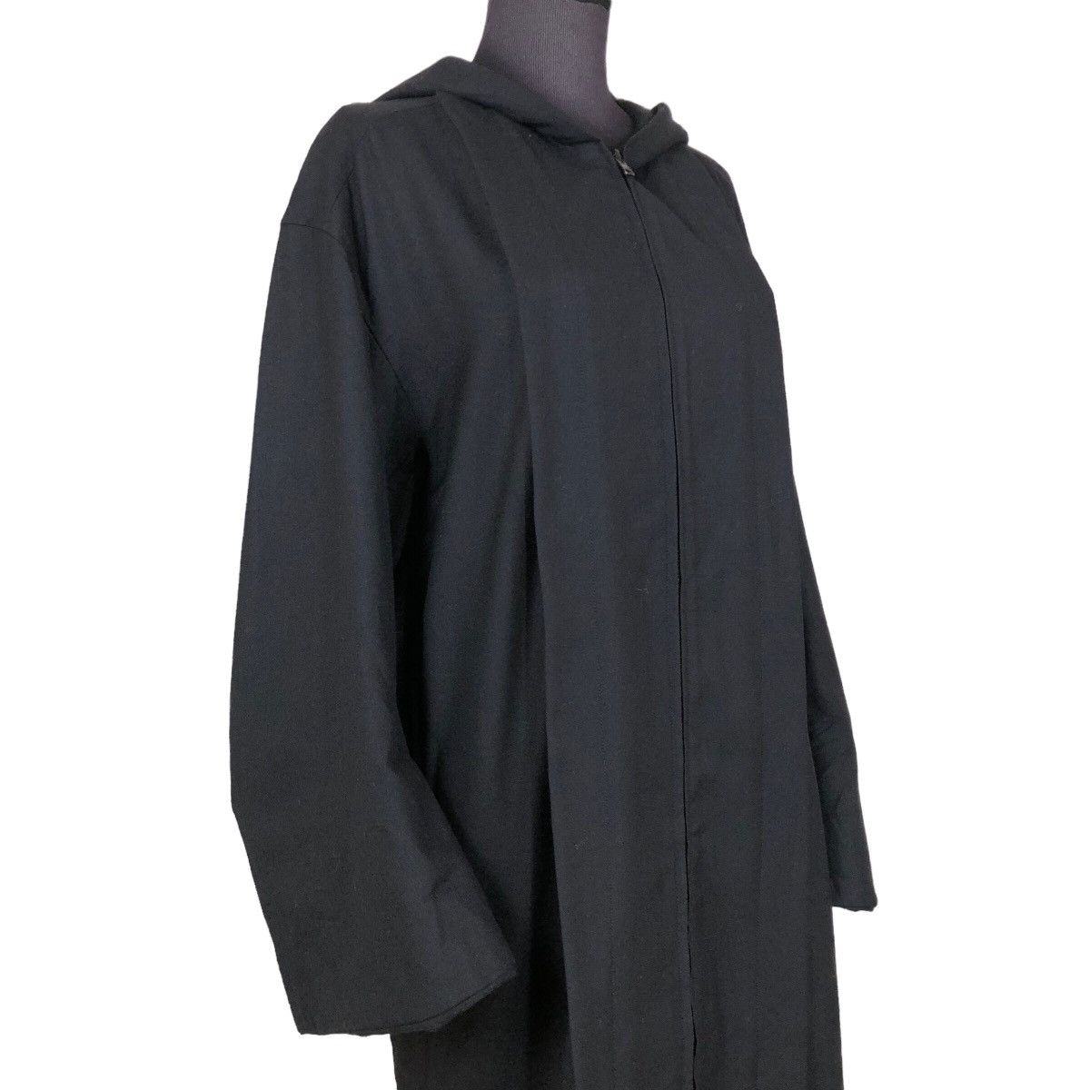 Yohji Yamamoto Vintage Yohji Yamamoto Femme 2005SS Hooded Wool Overcoat Size S / US 4 / IT 40 - 21 Thumbnail