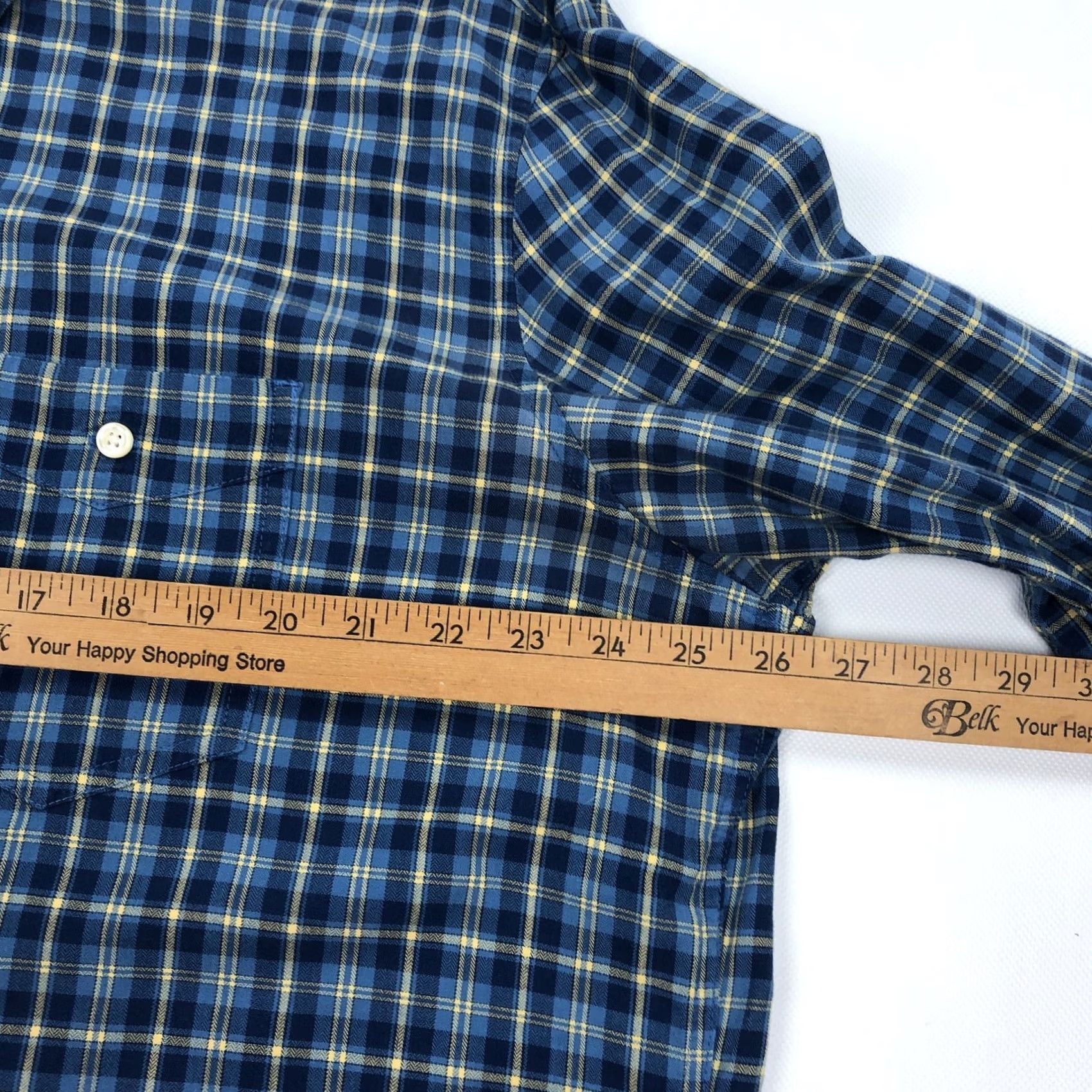 Vintage VINTAGE L.L.Bean Shirt Plaid Flannel Button-Down Blue XL-Tall Mens XLT Big & Tall Size US XL / EU 56 / 4 - 6 Thumbnail