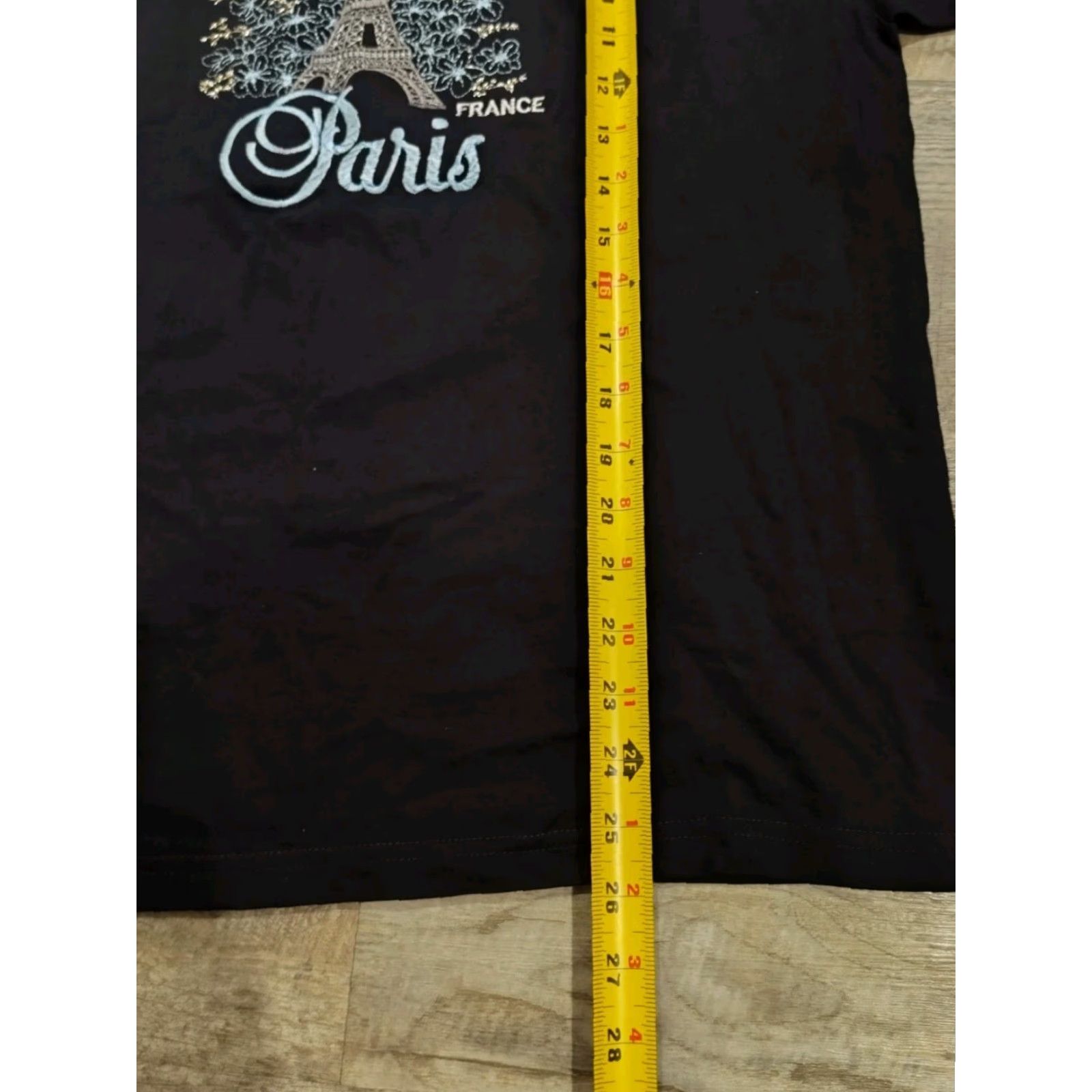 Vintage VINTAGE Excellent Gold Label T-Shirt Black Graphic Paris Eiffel Tower Size M Unisex Adults 90s Size US M / EU 48-50 / 2 - 5 Thumbnail