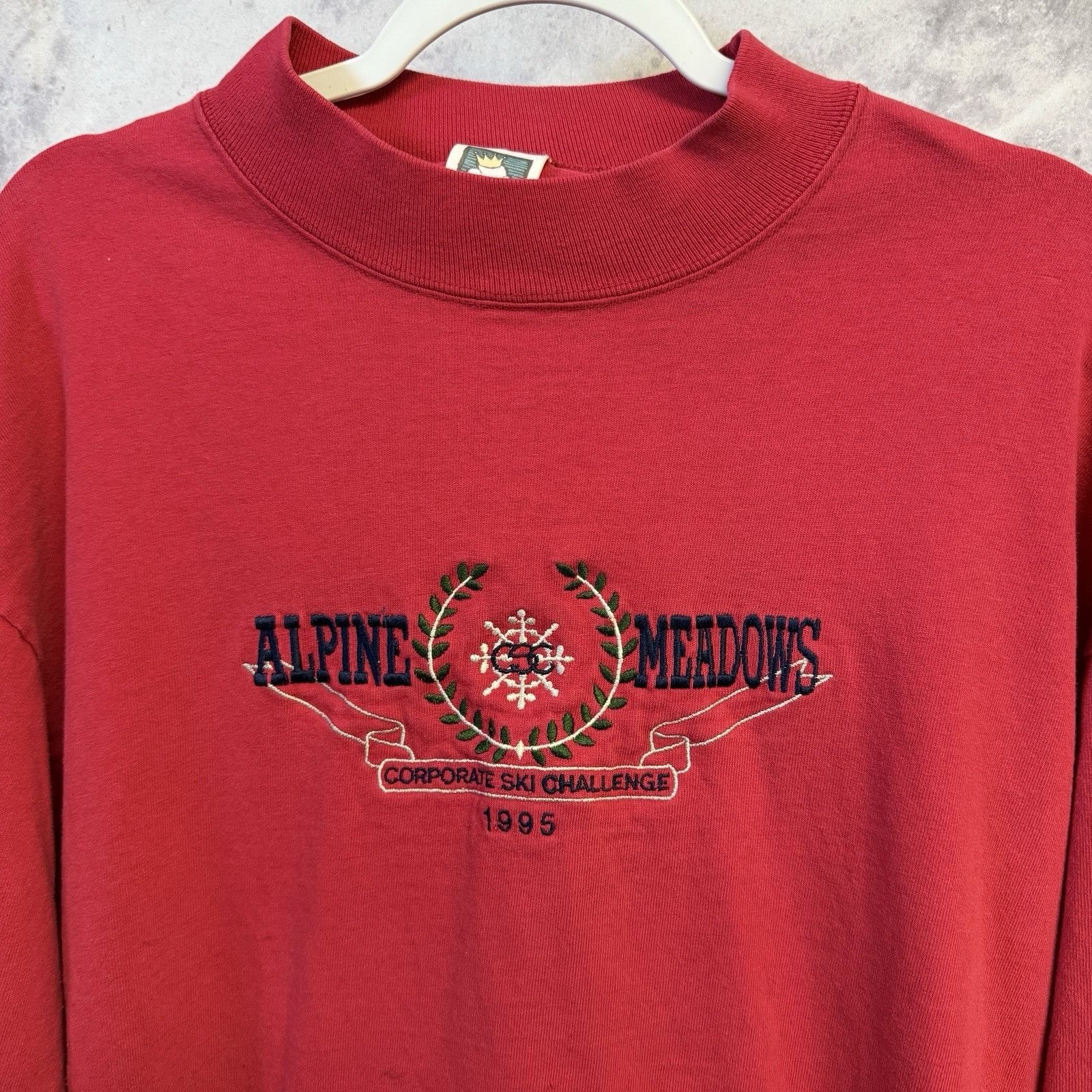 Vintage Vintage 90s Alpine Meadows Skiing T Shirt Mens XL 24x26 Size US XL / EU 56 / 4 - 1 Thumbnail