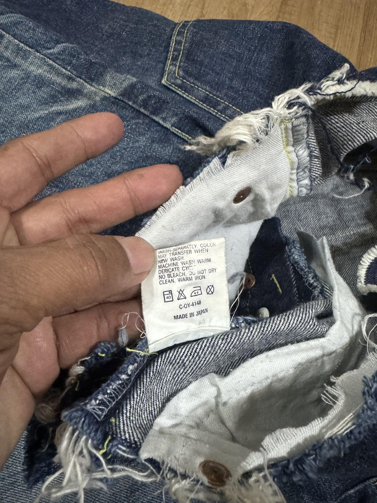 Japanese Brand Japanese Brand Selvedge cropped jeans Size US 31 - 4 Thumbnail