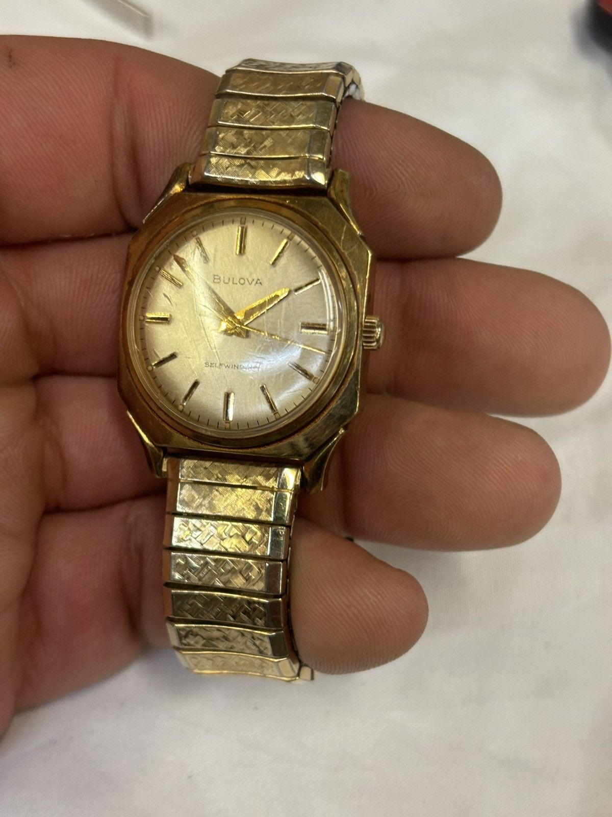 Bulova Vintage Bulova M6 Self Winding Gold Tone Men’s Watch It runs Size ONE SIZE - 3 Thumbnail