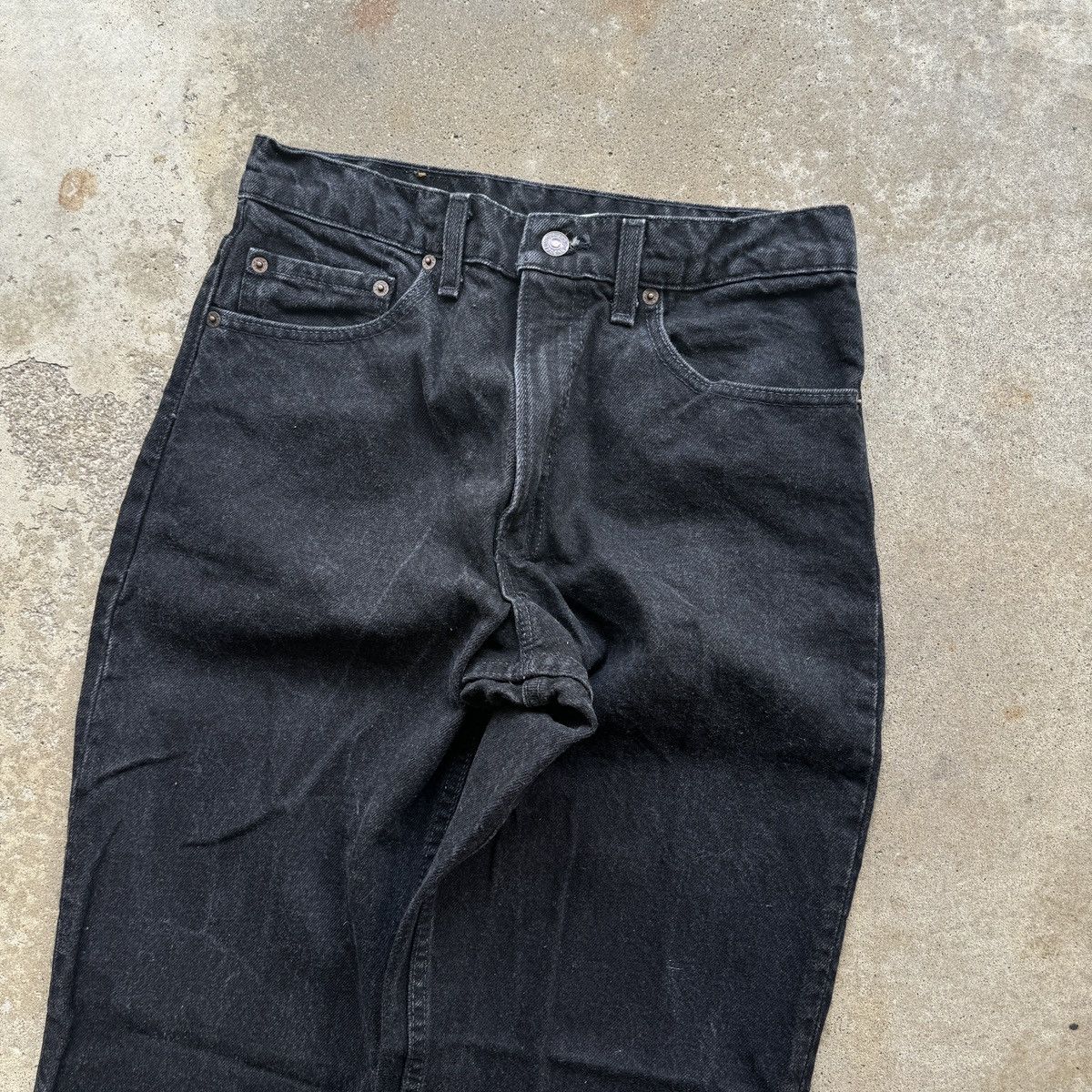 Levi's Vintage 90s Levi's 550 Black Jeans Made in USA Size US 31 - 3 Thumbnail