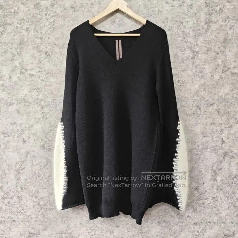 Rick Owens Rick Owens Black Wool Women's Knitted Sweater . Size S / US 4 / IT 40 - 1 Thumbnail
