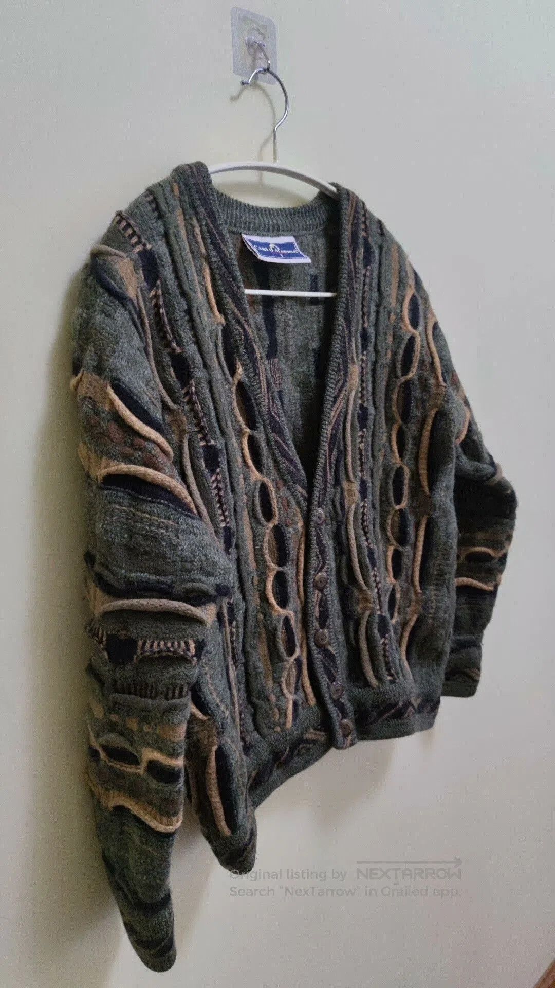 Coogi Coogi Gradient Knitted Wool Cardigan. Size US M / EU 48-50 / 2 - 2 Thumbnail