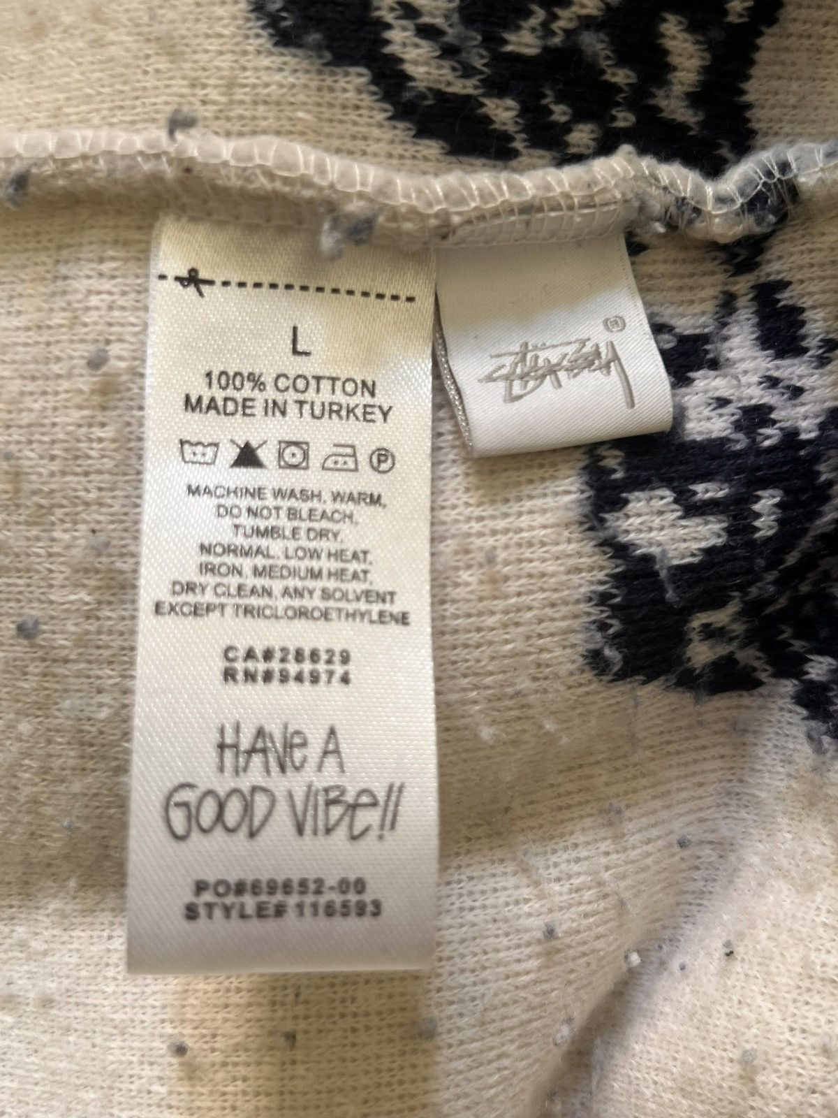 Stussy Stussy Jacket jacquard Size US L / EU 52-54 / 3 - 6 Thumbnail