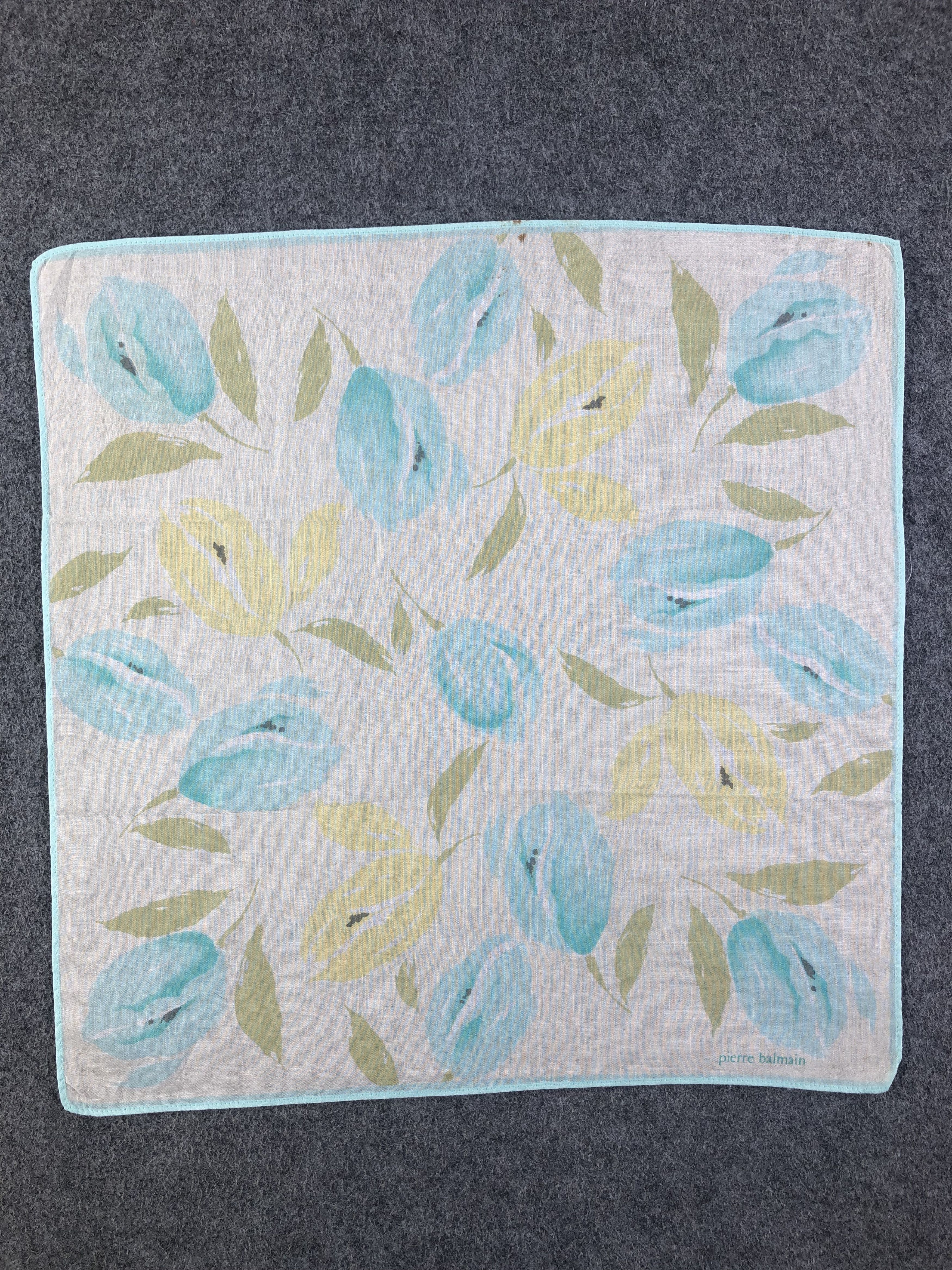 Pierre Balmain × Vintage Pierre Balmain Mini Handkerchief / Bandana / Neckerchief Size ONE SIZE - 1 Thumbnail