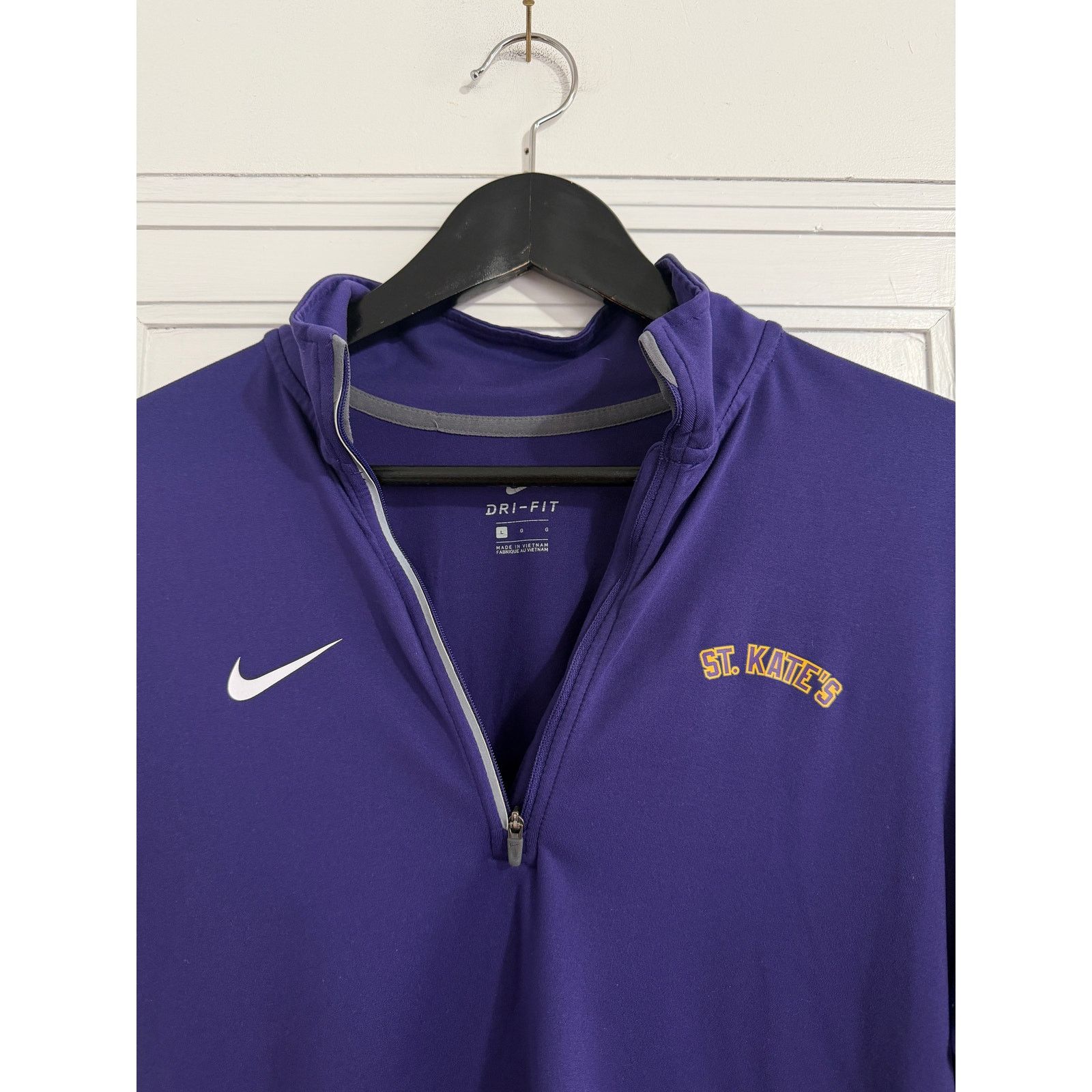 Nike St. Kate's Wildcats Nike 1/4-Zip Women's Size Large Size L / US 10 / IT 46 - 2 Thumbnail