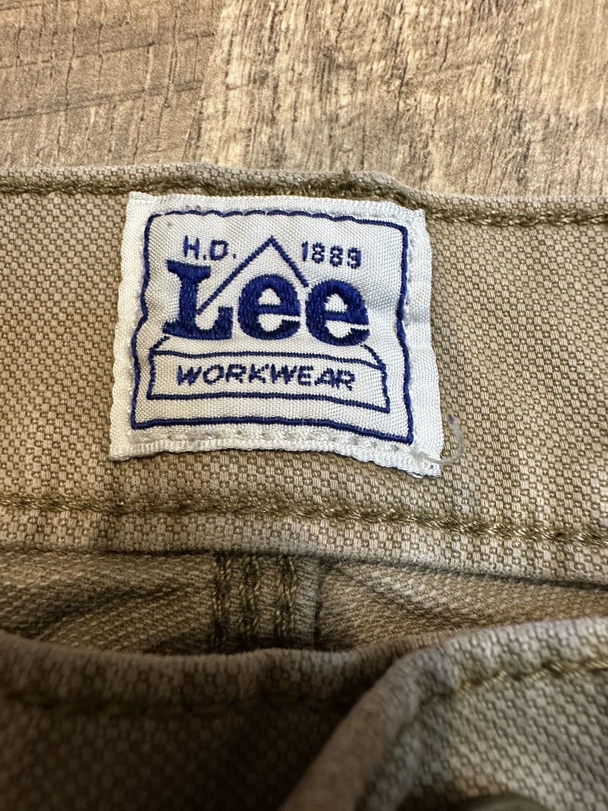 Lee VINTAGE 70s Lee Carpenter Pants Tex Zipper True Vintage Size US 38 / EU 54 - 6 Thumbnail