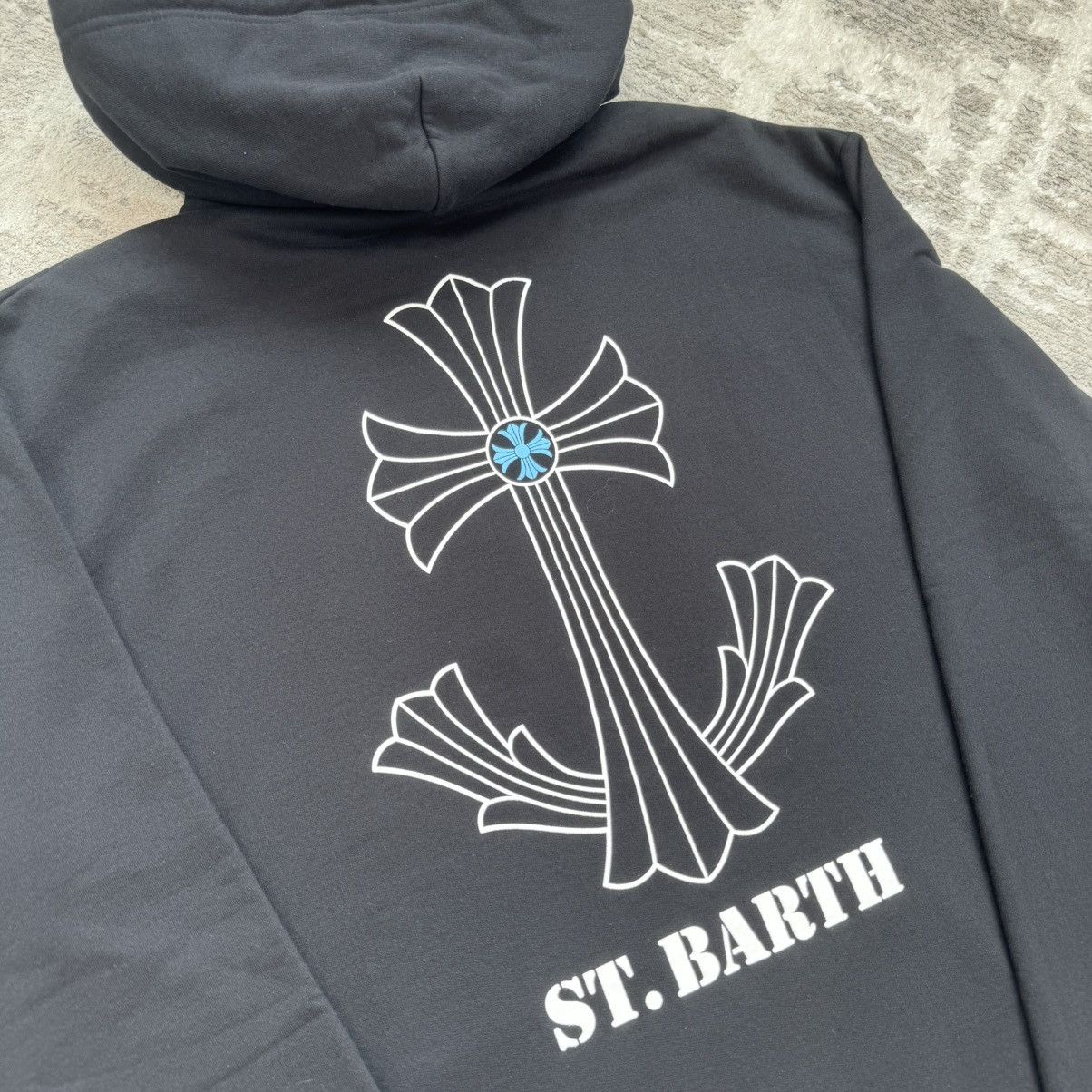 Chrome Hearts St barths cross pullover hoodie Size US L / EU 52-54 / 3 - 4 Thumbnail