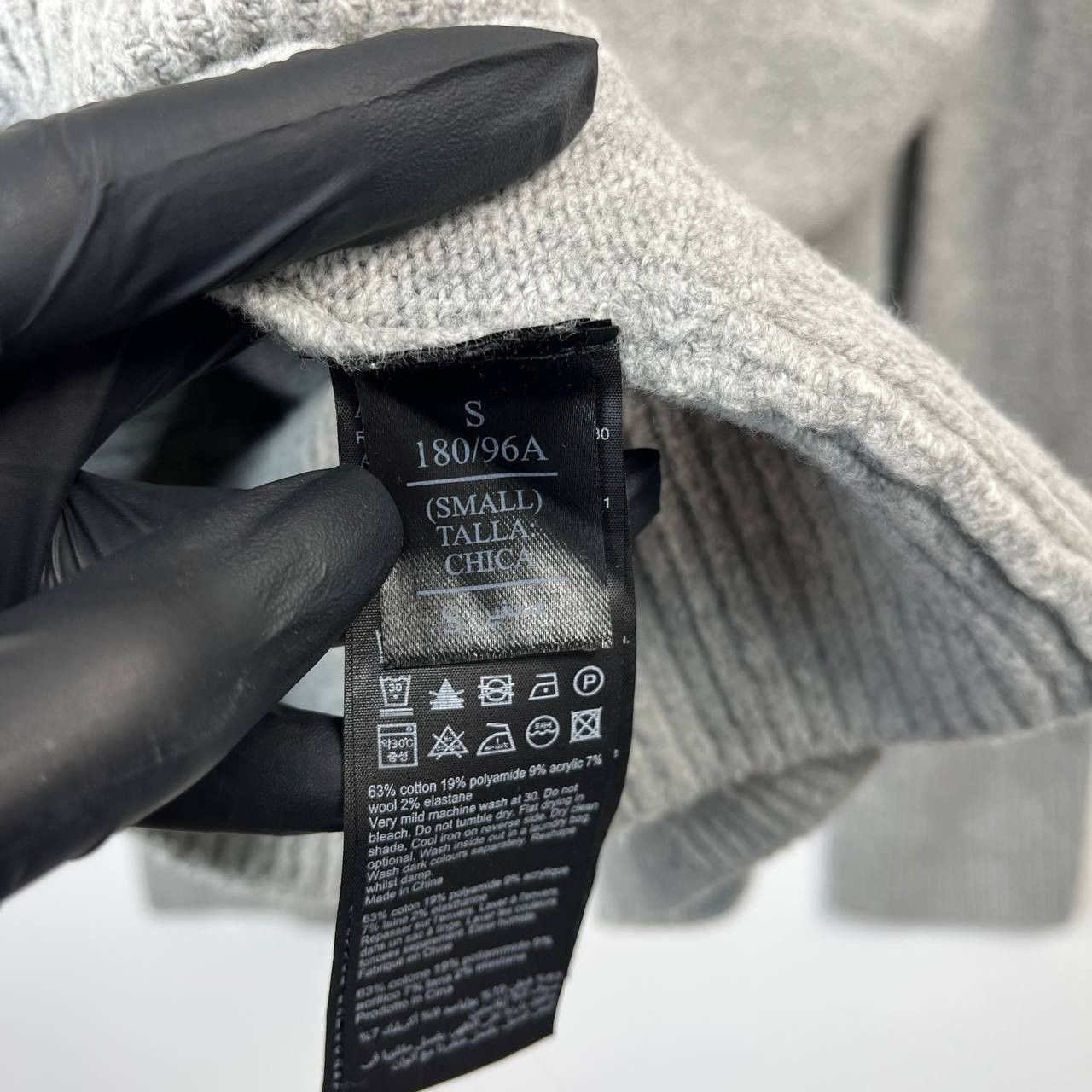 Allsaints AllSaints Grey Crewneck Knit Sweater Small Logo Ram Skull S Size US S / EU 44-46 / 1 - 5 Thumbnail