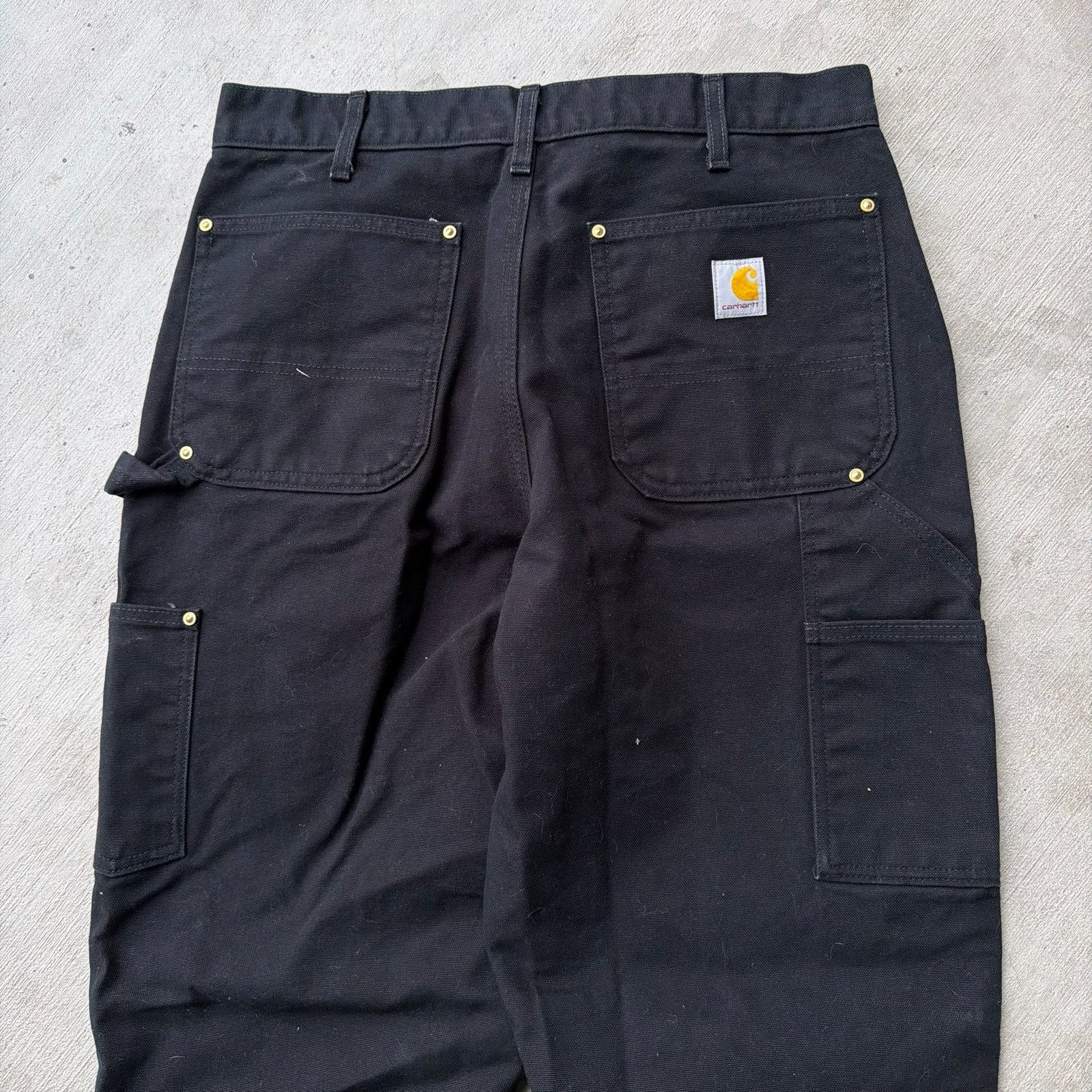 Carhartt × Vintage Carhartt black double knee work wear carpenter pants Size US 32 / EU 48 - 5 Thumbnail
