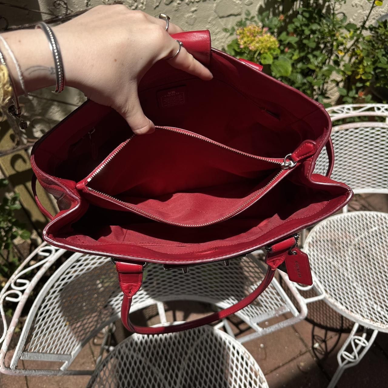 Coach Red Coach Swagger Carryall Size ONE SIZE - 6 Thumbnail