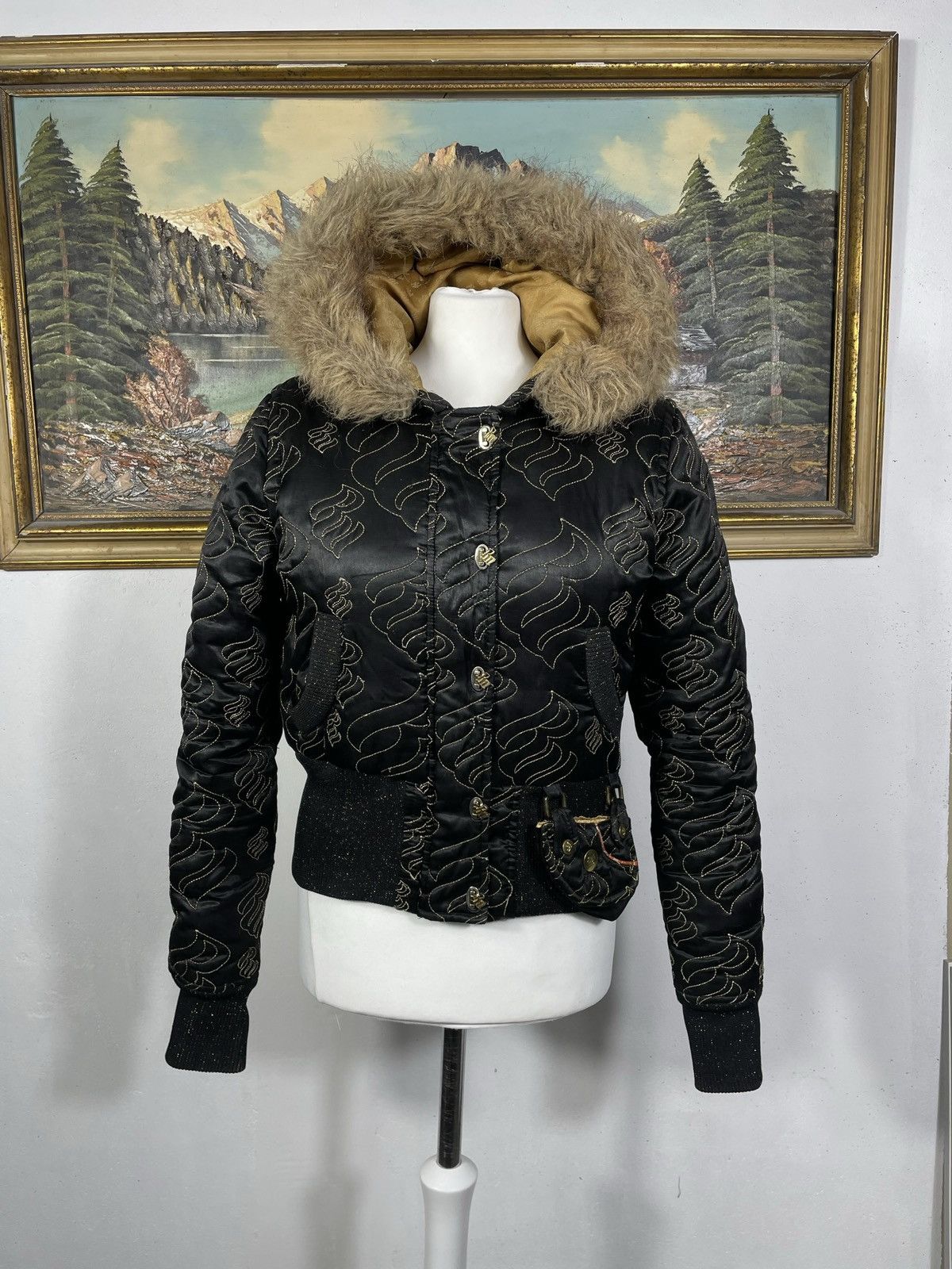 Rocawear × Vintage Rocawear Retro 00s Baggy Loose Bomber AOP All Over Print Size M / US 6-8 / IT 42-44 - 1 Thumbnail