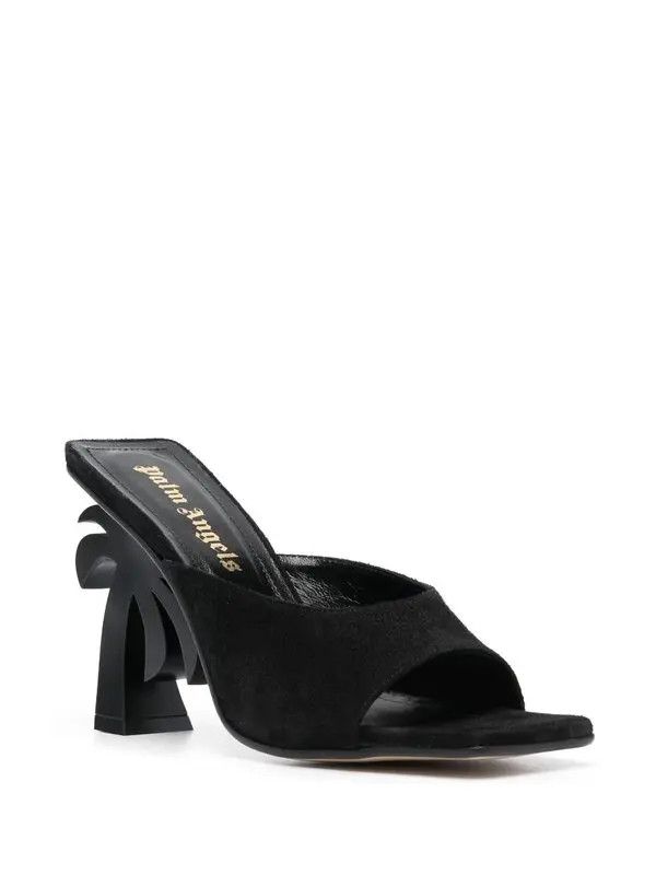 Palm Angels o1y1125 Mules in Black Size US 7 / IT 37 - 2 Thumbnail