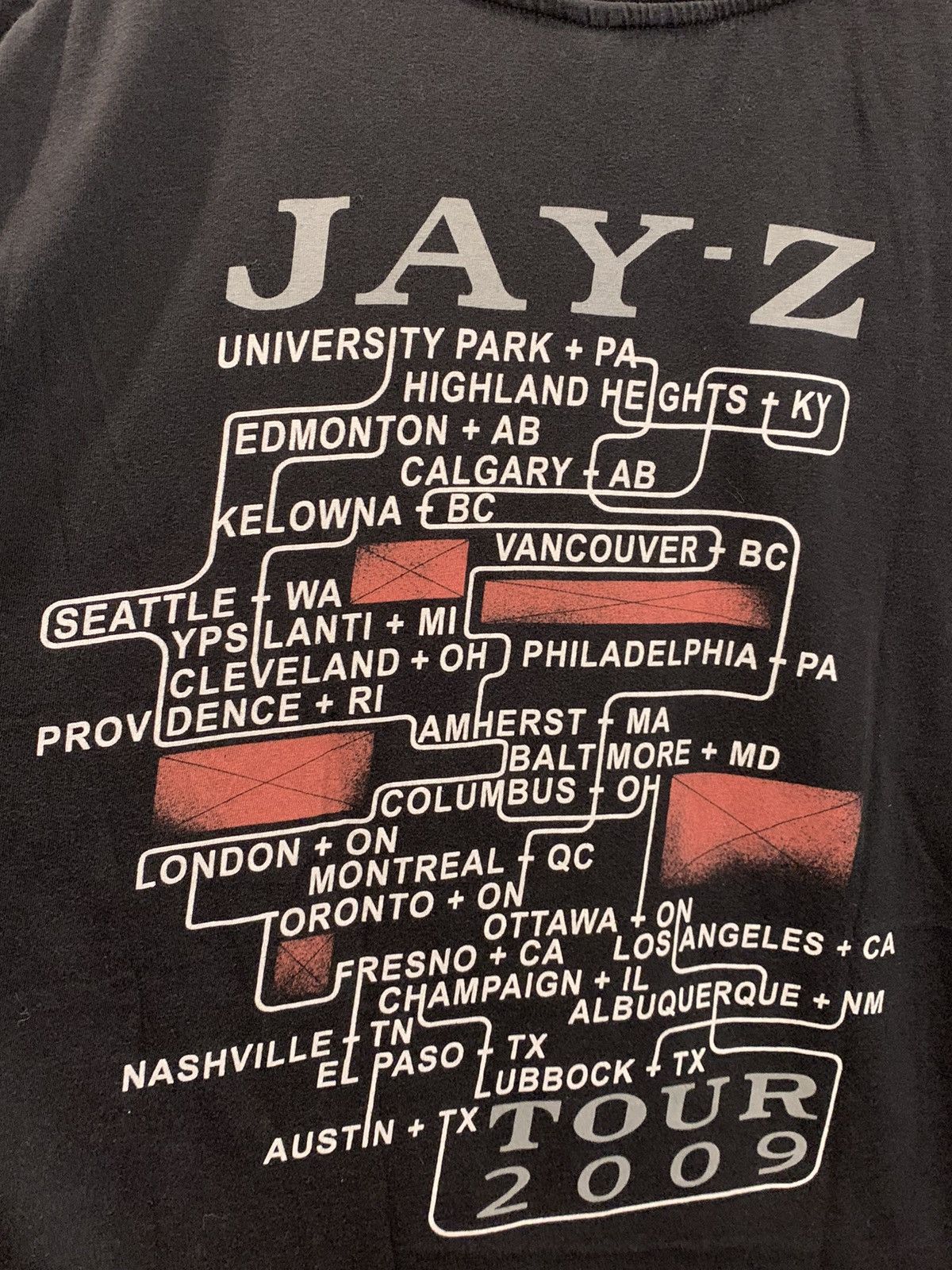 Jay-Z *RARE* Vintage Jay-Z The Blueprint 3 Tour Shirt 2009 Rap Tee Size US L / EU 52-54 / 3 - 4 Thumbnail
