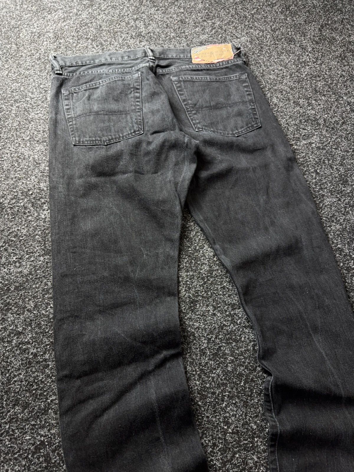 Denim & Supply Ralph Lauren 00s 🇺🇸 Ralph Lauren Denim Supply Black Slim Jeans Distressed Size US 34 / EU 50 - 17 Thumbnail