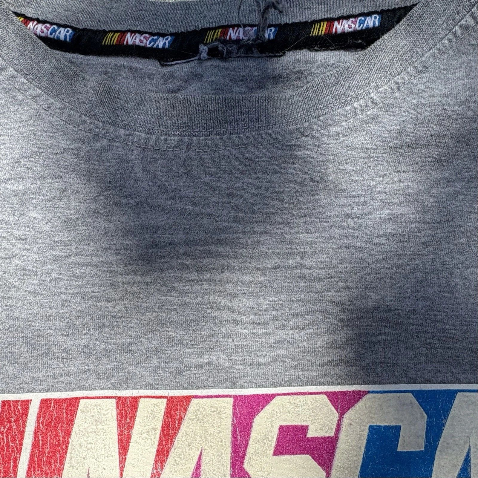 NASCAR Vintage Nascar Long Sleeve T-Shirt Grey Men's M-L Size US M / EU 48-50 / 2 - 3 Thumbnail