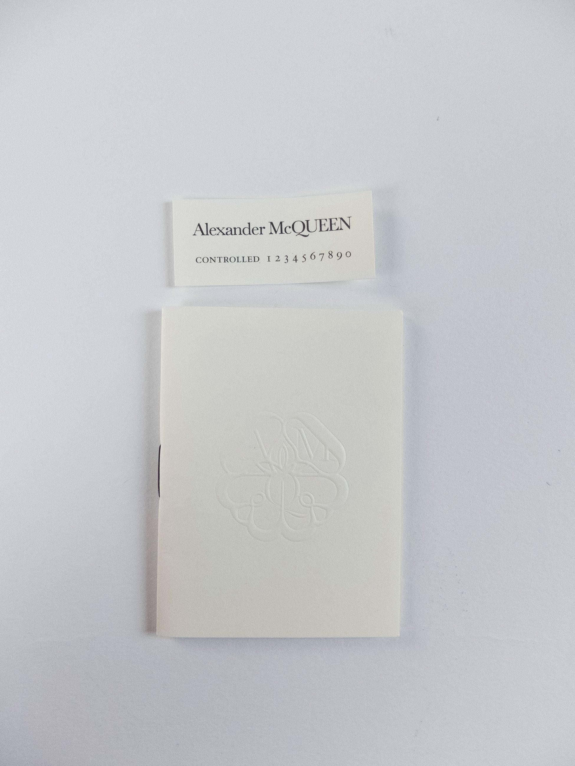 Alexander McQueen ALEXANDER MCQUEEN black abstract logo leather wallet q Size ONE SIZE - 6 Thumbnail