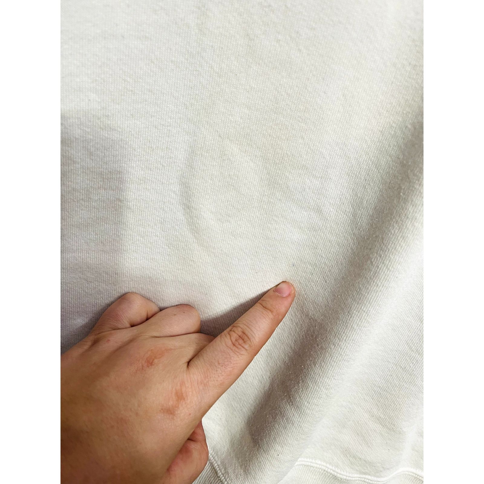 Russell Athletic × Vintage Vintage Men's Made in USA White Russell Crewneck Sweater XL Size US XL / EU 56 / 4 - 4 Thumbnail