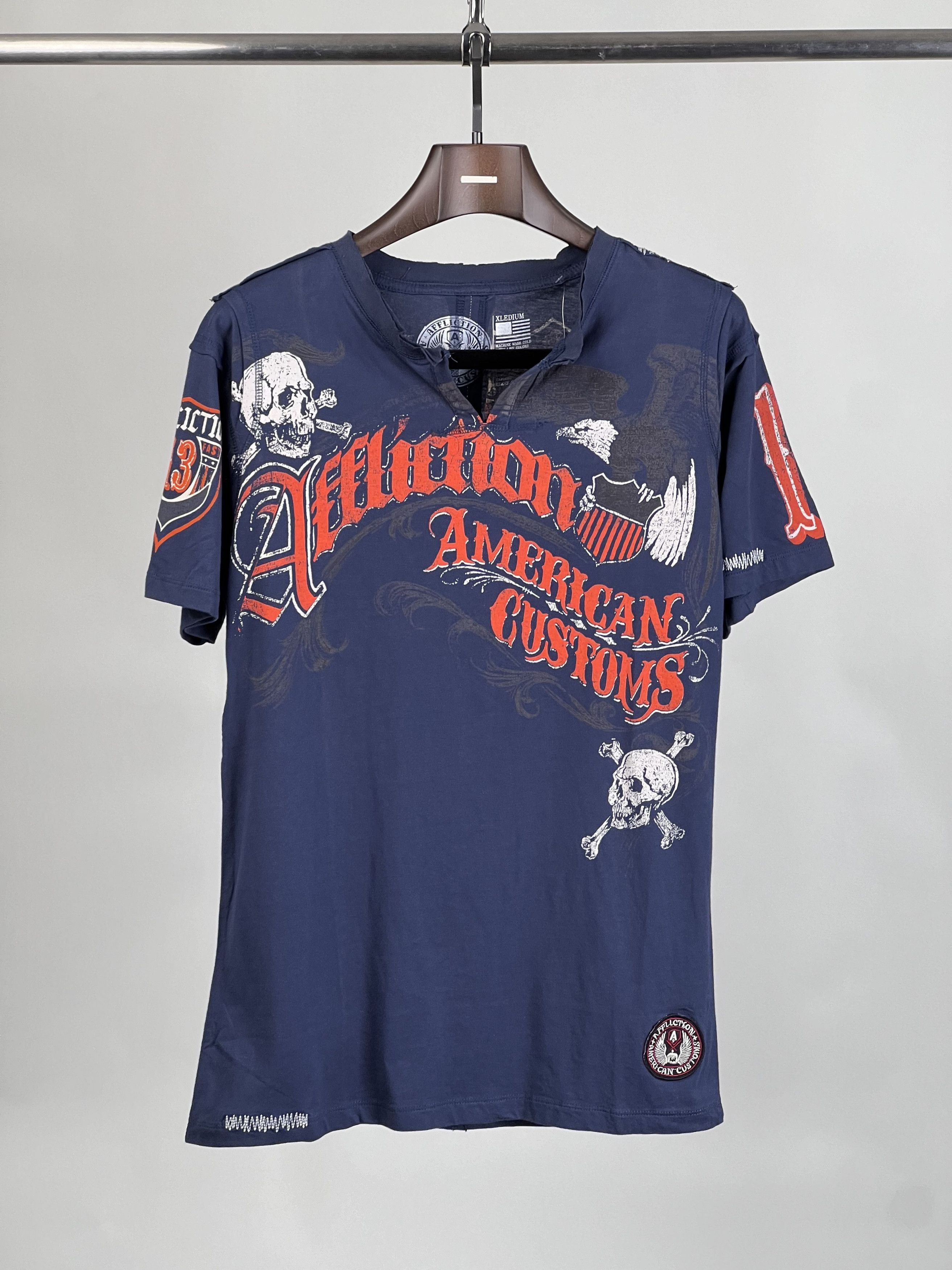 Affliction Brand new AMERICAN CUSTOMS SS TEE Size US XL / EU 56 / 4 - 1 Thumbnail