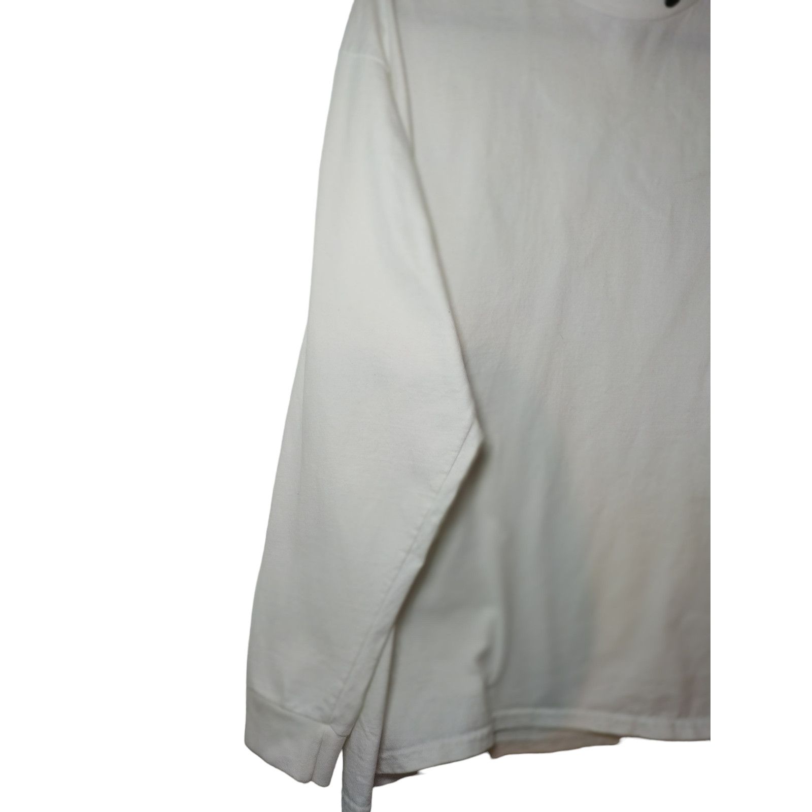 Nike Nike Mens Pullover Sweatshirt Mock Neck Long Sleeve White LG Size US L / EU 52-54 / 3 - 4 Thumbnail