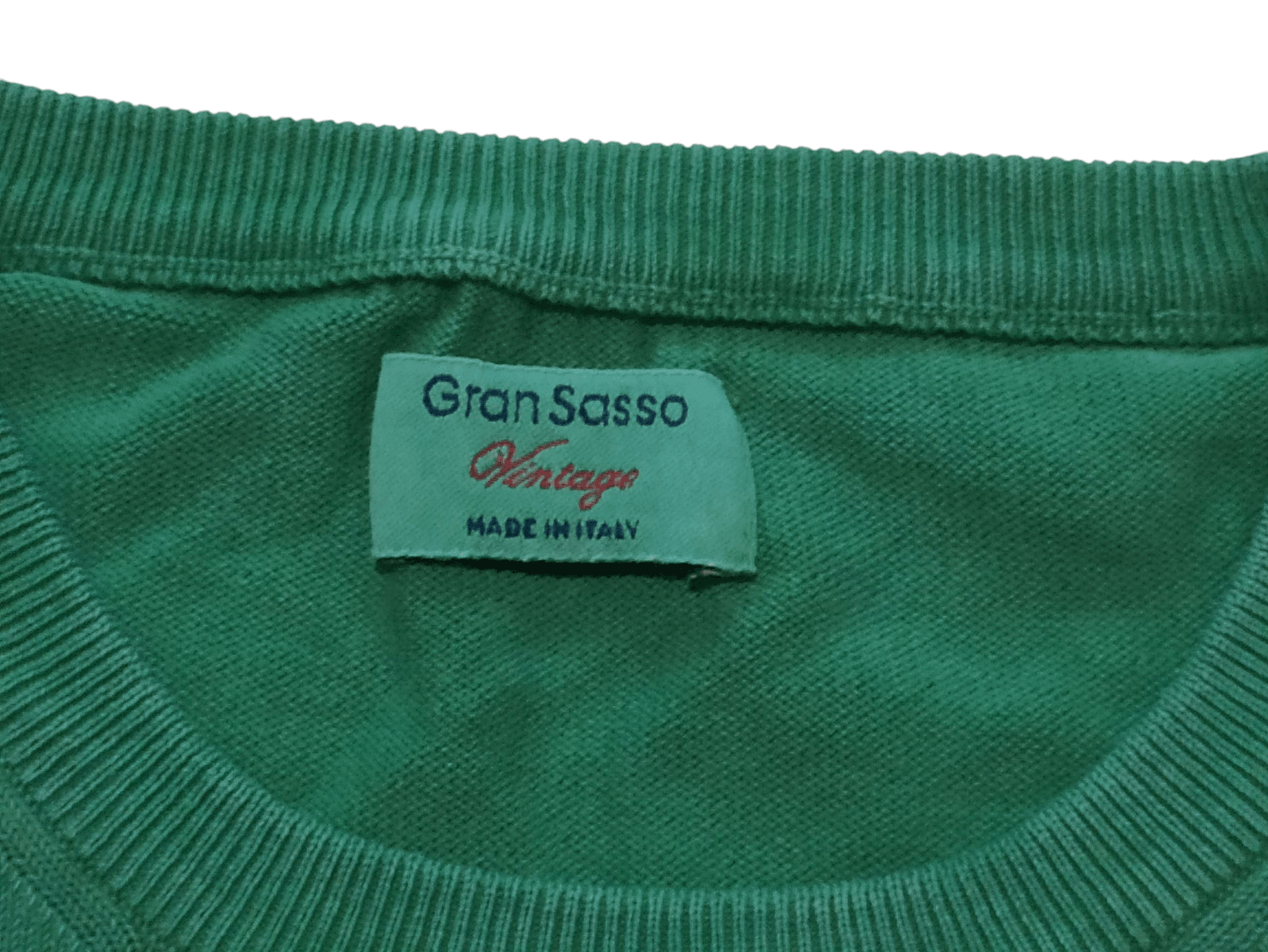 Gran Sasso GRAN SASSO Round Neck Cotton Sweater Size US M / EU 48-50 / 2 - 2 Thumbnail