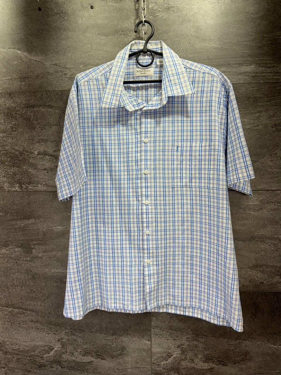 Yves Saint Laurent Vintage YSL Yves Saint Laurent Shirt Button Up Size US XL / EU 56 / 4 - 1 Thumbnail