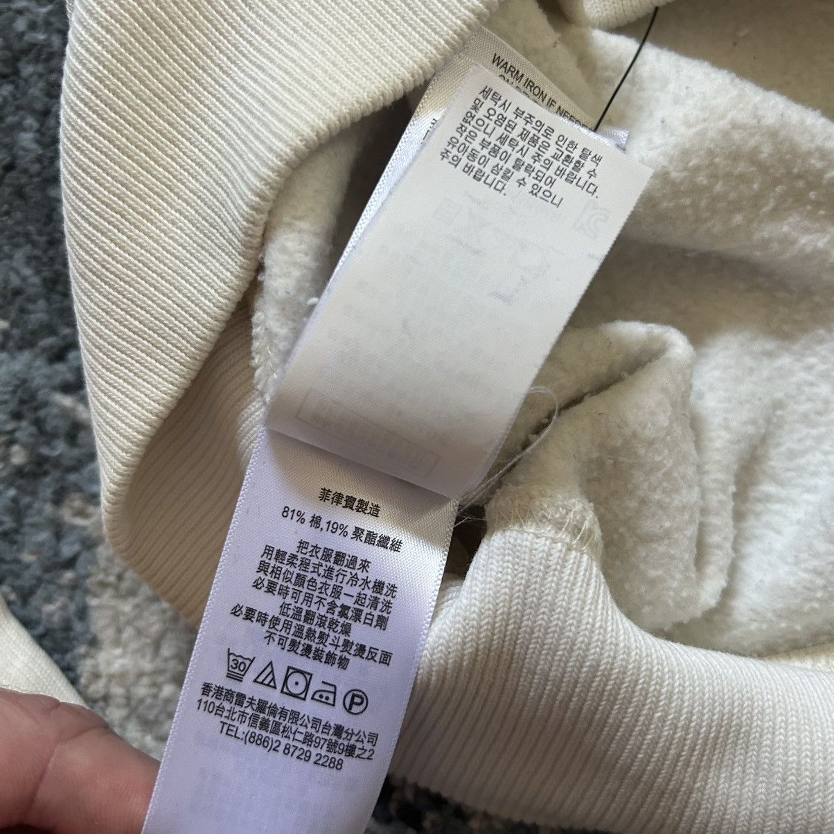 RRL Ralph Lauren 2018 CREAM U.S.R.R.L. MOUNTED COLLAR FOOTBALL CREWNECK BLUE Size US M / EU 48-50 / 2 - 20 Thumbnail