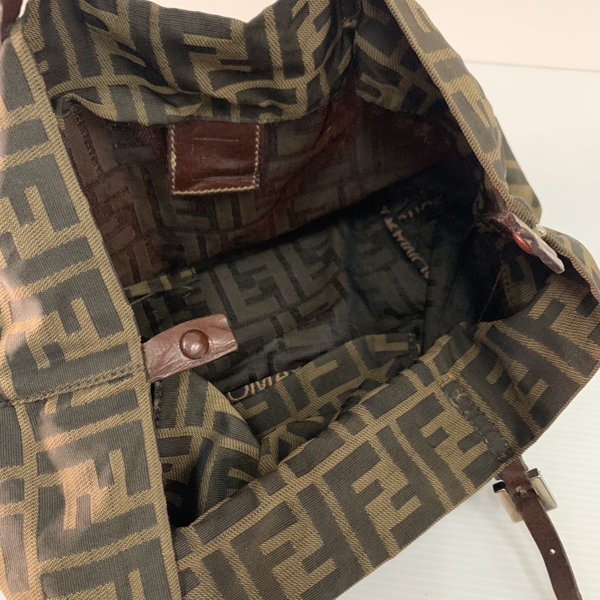 Fendi Fendi Zucca Small Tote Bag Size ONE SIZE - 14 Thumbnail