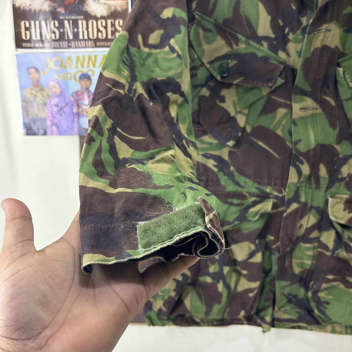 Vintage Vintage 1960s British Army Smock Combat DPM Camouflage Field Size US L / EU 52-54 / 3 - 4 Thumbnail