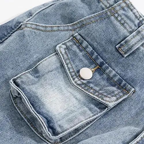 Japanese Brand Tactical Multi Pockets Baggy Jean Size US 29 - 3 Thumbnail