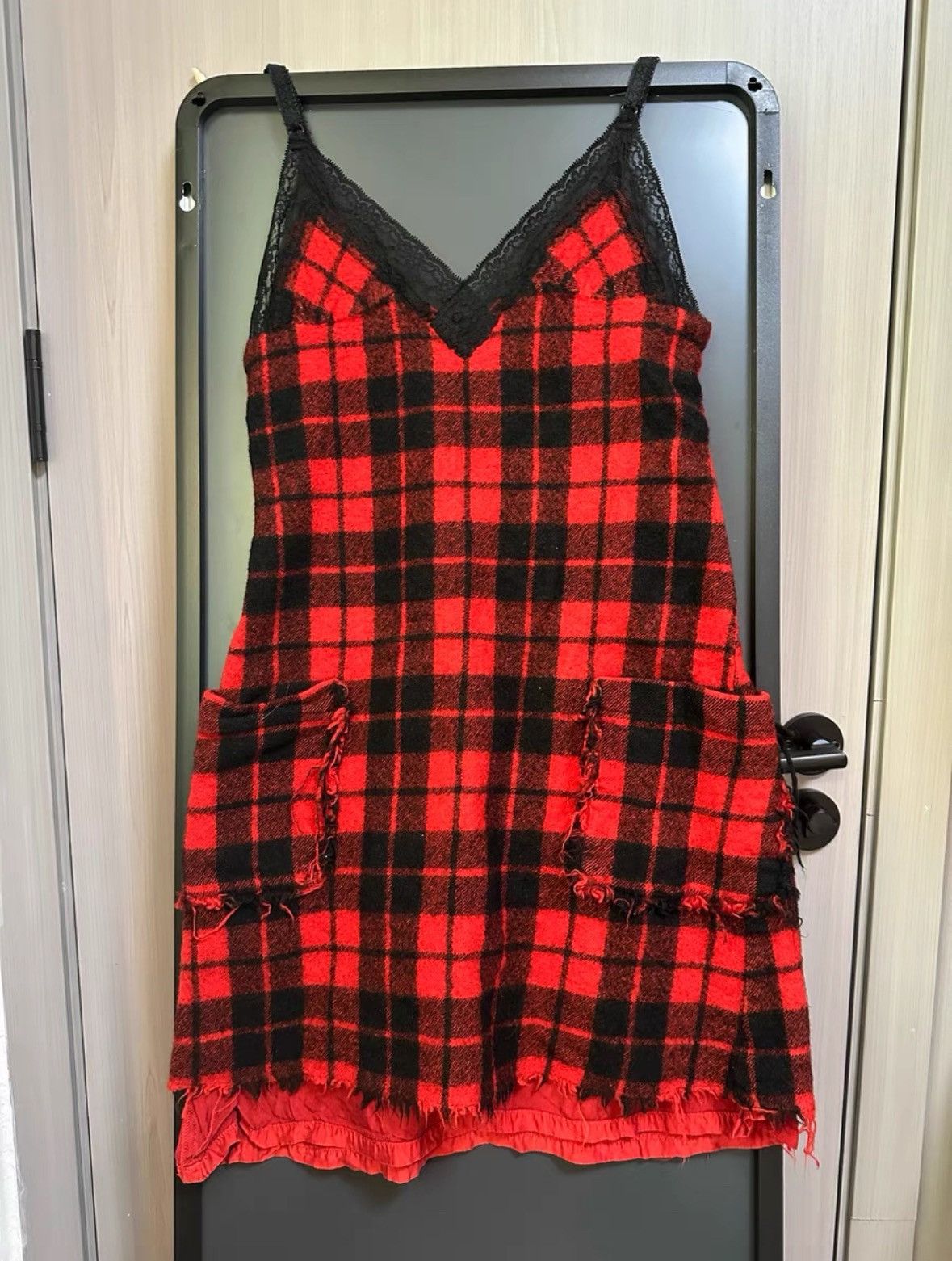Junya Watanabe Junya Watanabe Comme des Garçons AD2004 Wool Slip Dress Size S / US 4 / IT 40 - 2 Thumbnail