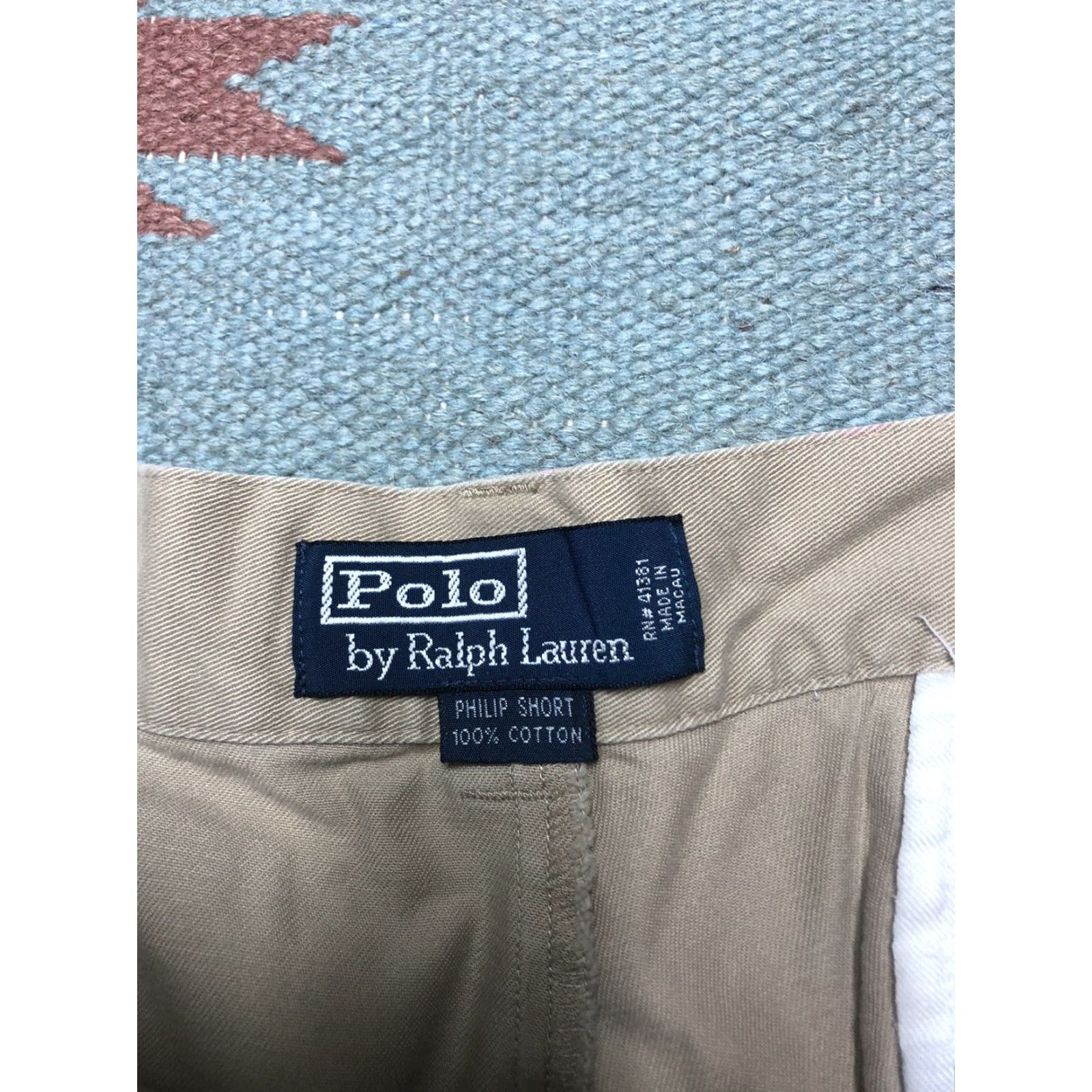 Polo Ralph Lauren Polo Ralph Lauren classic chino shorts cotton flat front Philip casual Men 38 Beige Chino Flat Front, Classic, Regular Fit Size US M / EU 48-50 / 2 - 2 Thumbnail
