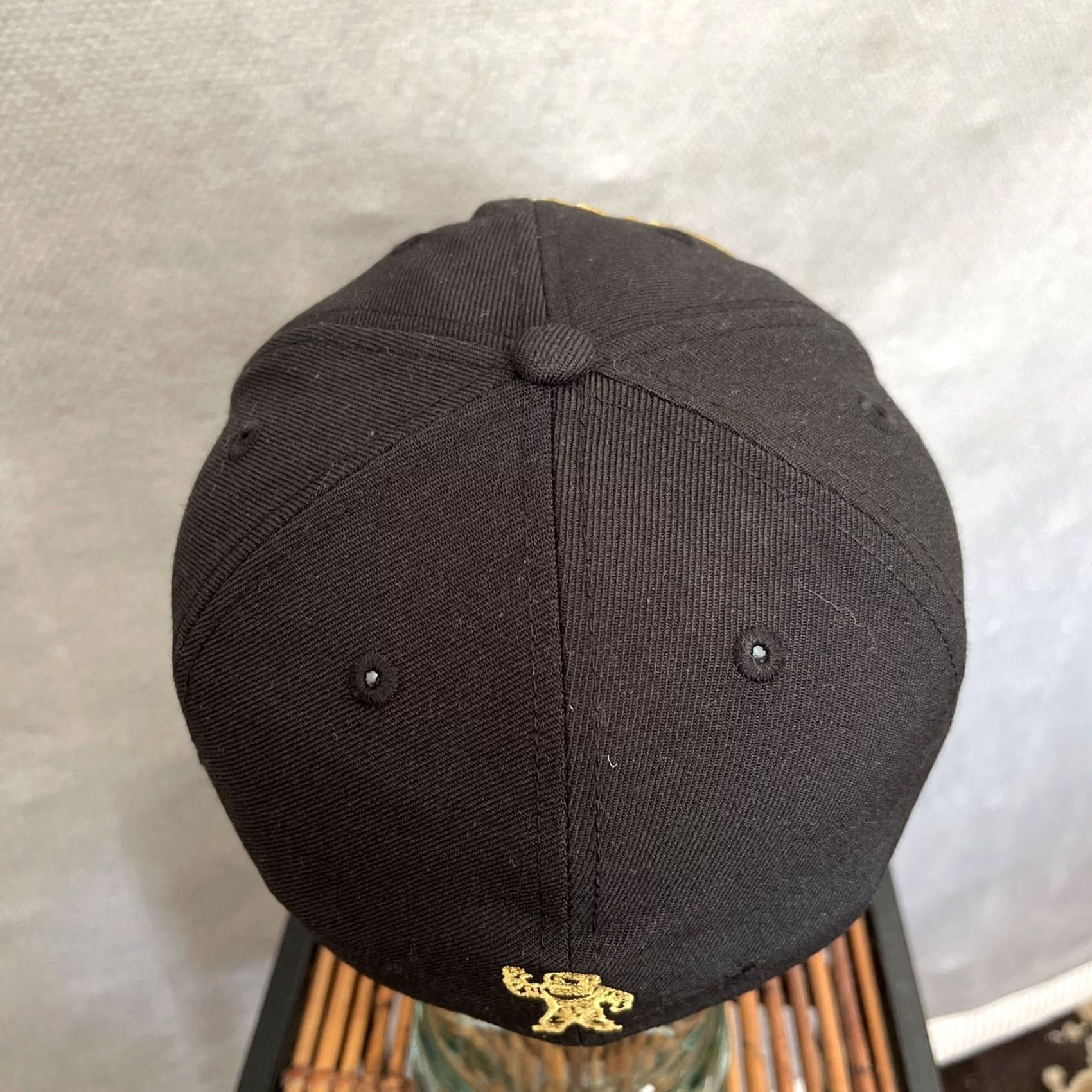 Billionaire Boys Club Billionaire Boys Club New Era Hat Cap Mens 7 1/2 Wool Fitted Streetwear 59FIFTY Black Wool Cap Mens 7 1/2 Baseball Hat Size ONE SIZE - 4 Thumbnail