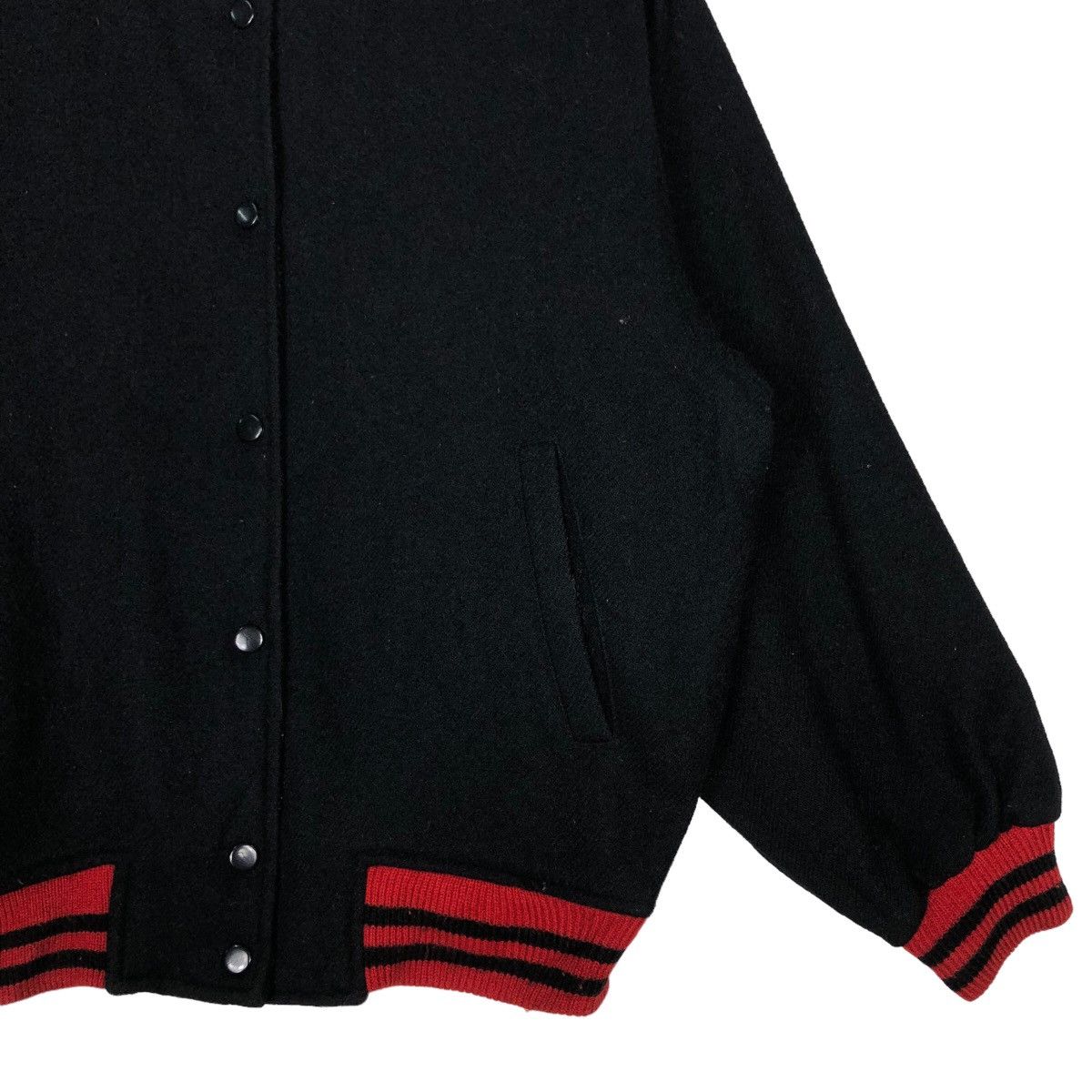 Vintage 🔥90’s Vintage Varsity Jacket Words Worth Japan Issey Miyake Size US L / EU 52-54 / 3 - 5 Thumbnail