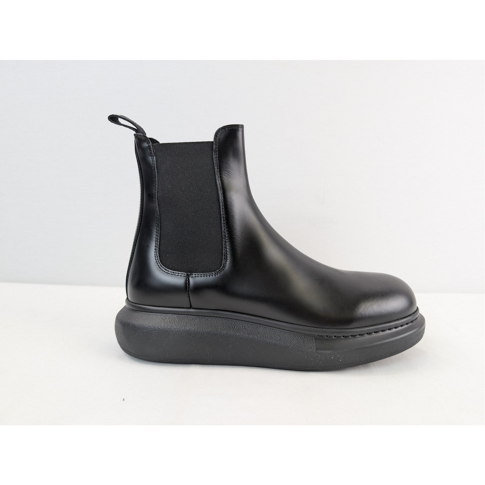 Alexander McQueen o1rshd1 New Liquid Spazzolat Boots in Black 42 Size US 9 / EU 42 - 4 Thumbnail