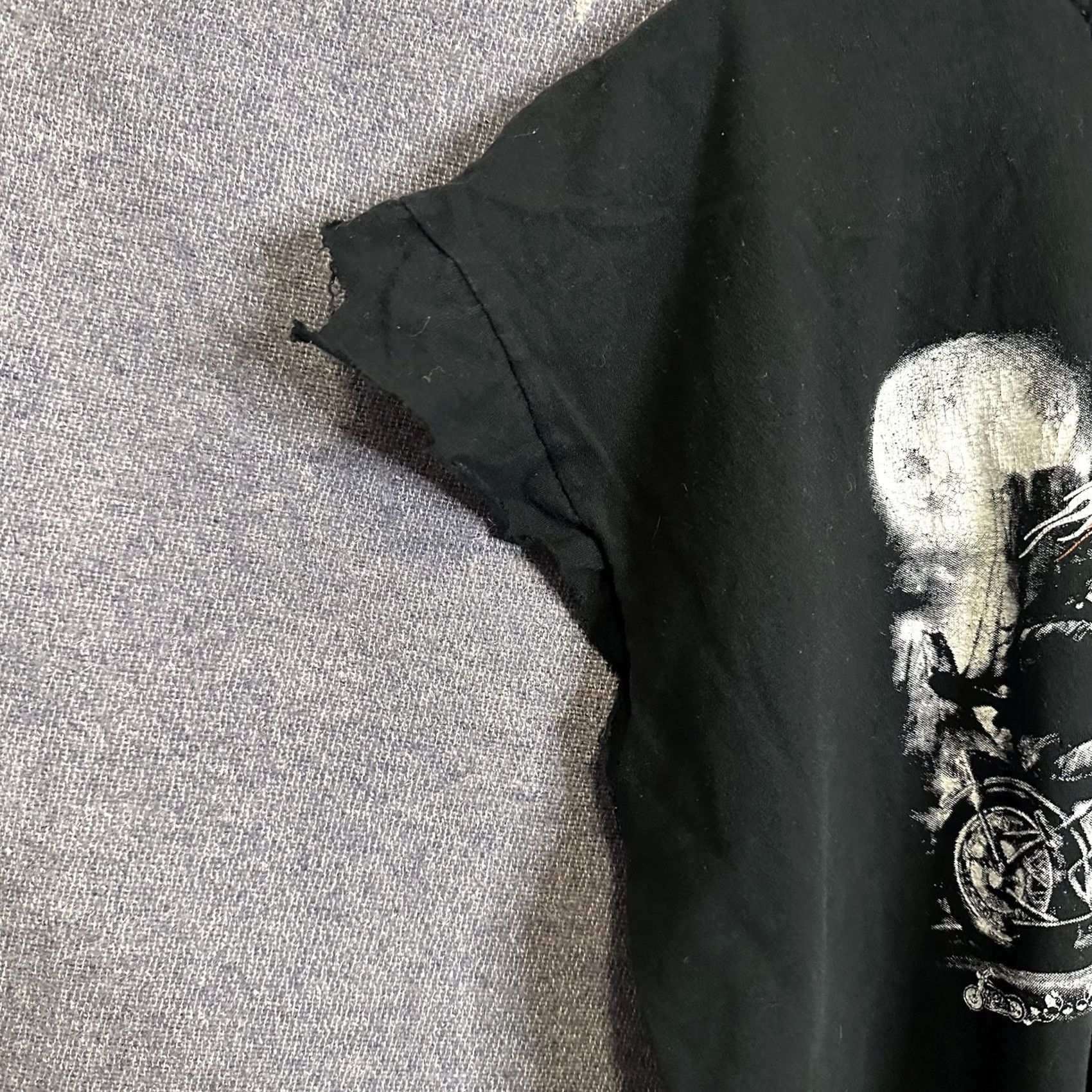 Harley Davidson VINTAGE Harley-Davidson T-Shirt Biker 90s Graphic Print Black XL Sleeveless Crew Neck Unisex Adults Size US XL / EU 56 / 4 - 6 Thumbnail