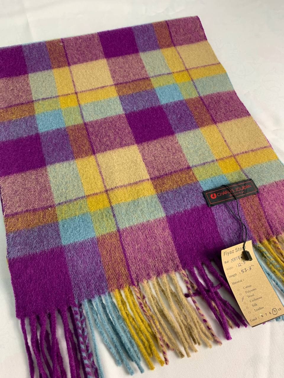 Vintage Charles Jourdan Scarf / Muffler / Neckwear Size ONE SIZE - 5 Thumbnail