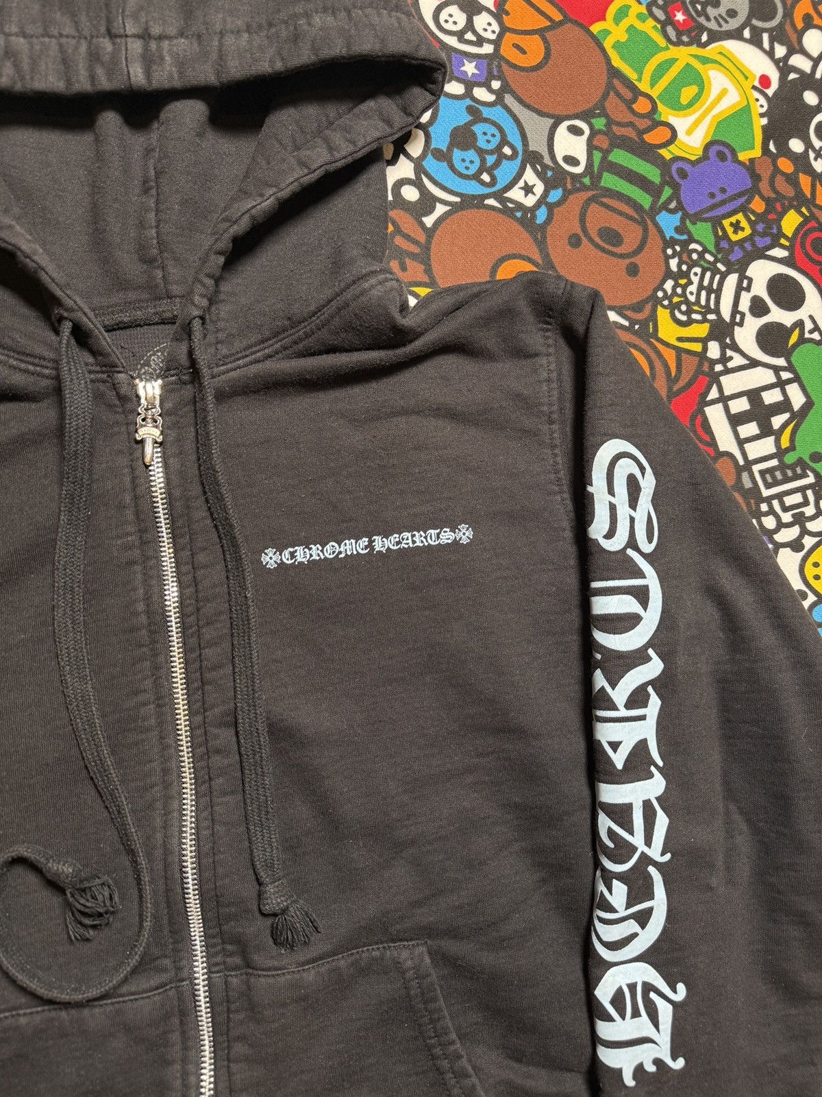 Chrome Hearts Chrome Hearts Icey Blue Script Logo Thermal Hoodie Size US S / EU 44-46 / 1 - 3 Thumbnail