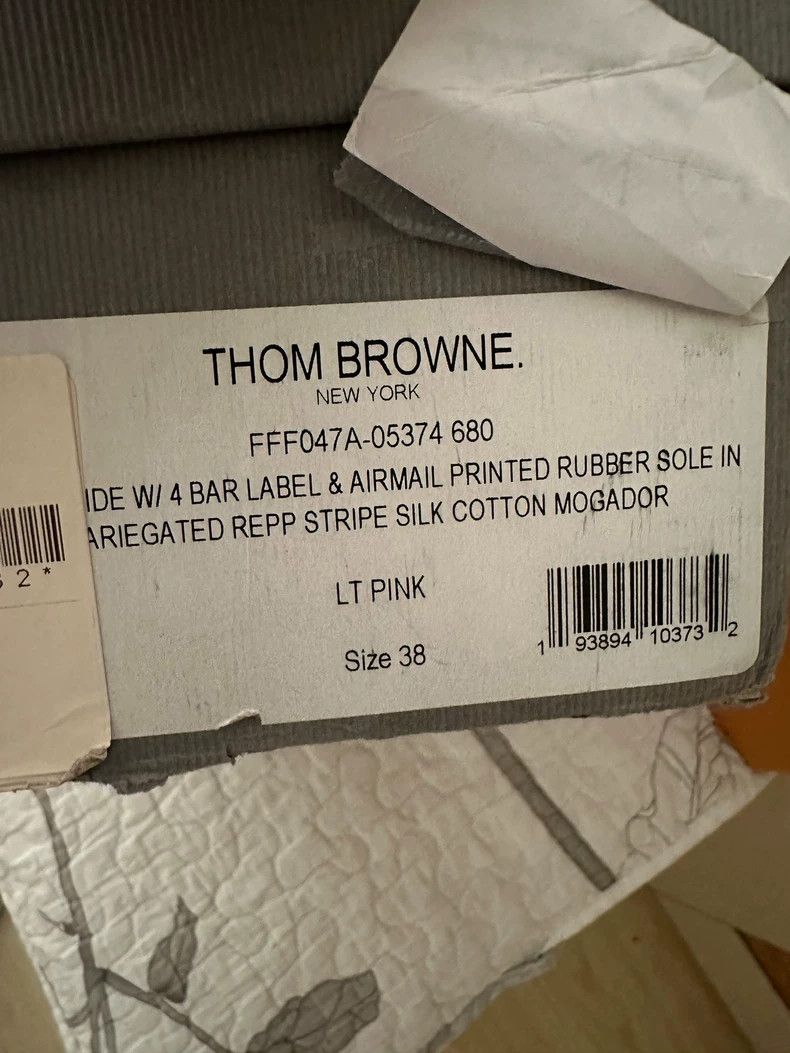 Thom Browne Thom Browne Color-matched slippers Size US 5.5 / EU 38 - 6 Thumbnail