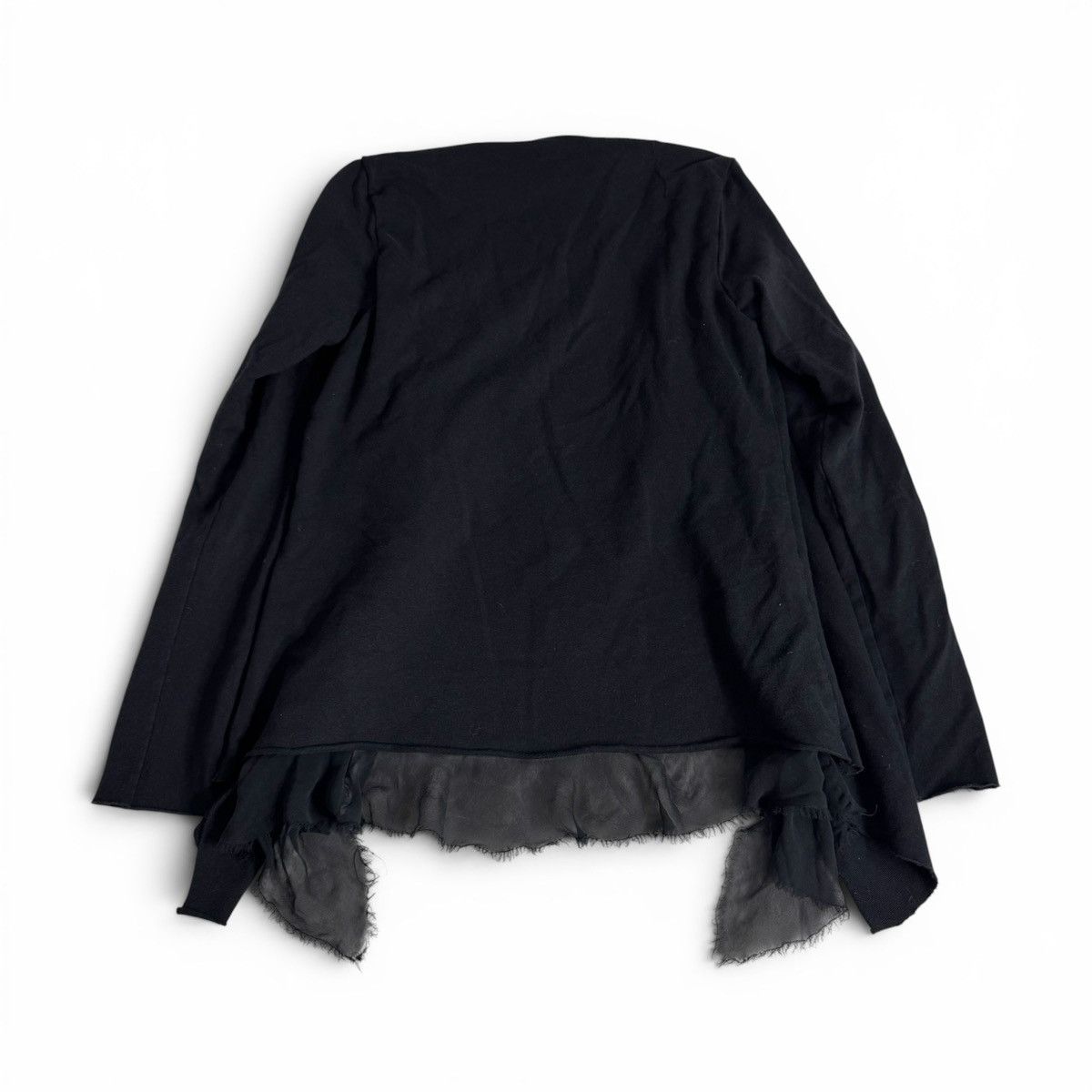 Bailey 44 Gothic Bailey44 Black Distressed Layered Drapey Cardigan Size S / US 4 / IT 40 - 5 Thumbnail